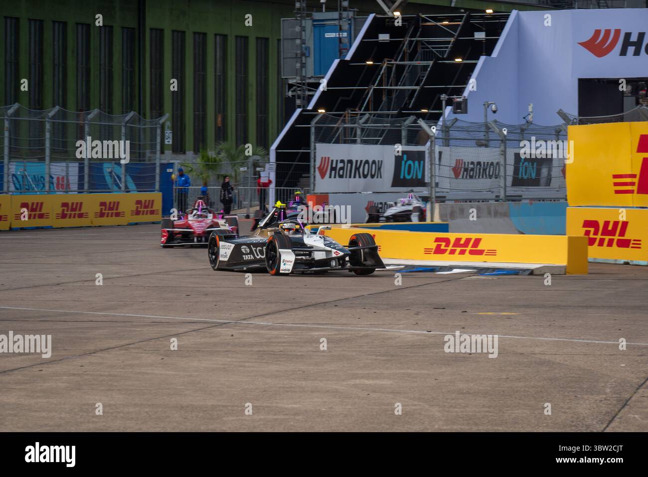 Formule E, Allemagne, Berlin, juillet 2025. Nick Cassidy (#37), Jaguar TCS Racing lors de la course 2 dimanche. Banque D'Images