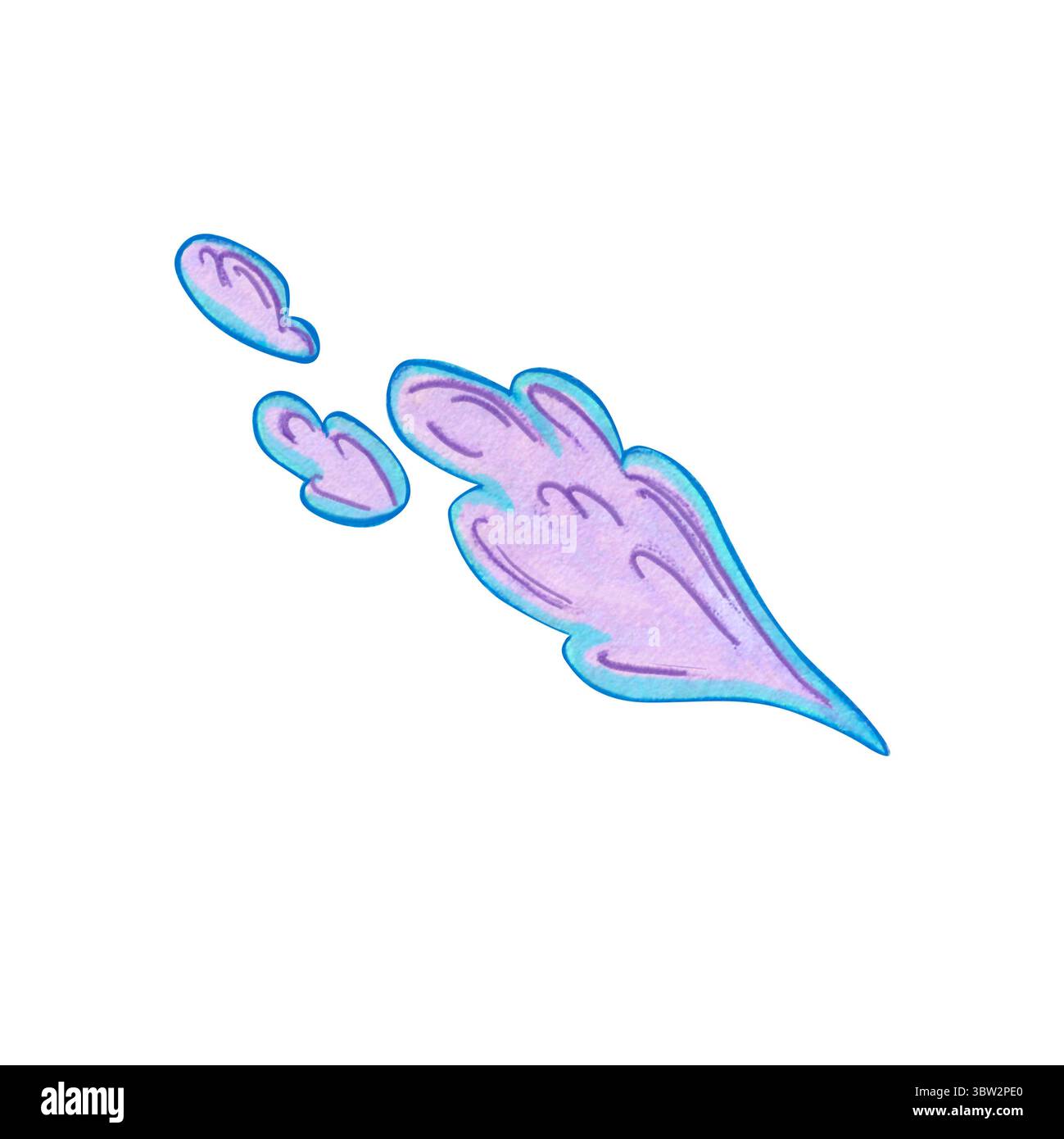 Fumée rose avec des courbes douces et un flux fantaisiste. Illustration d'aquarelle dessinée à la main. La flamme du Dragon. Fantaisie et thème magique avec le style de bande dessinée. Costume Banque D'Images Fumée rose avec des courbes douces et un flux fantaisiste. Illustration d'aquarelle dessinée à la main. La flamme du Dragon. Fantaisie et thème magique avec le style de bande dessinée. Costume Banque D'Images