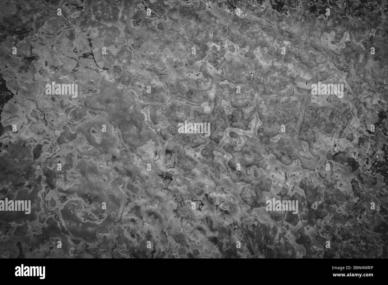 fond de mur en béton texturé noir et blanc Banque D'Images
