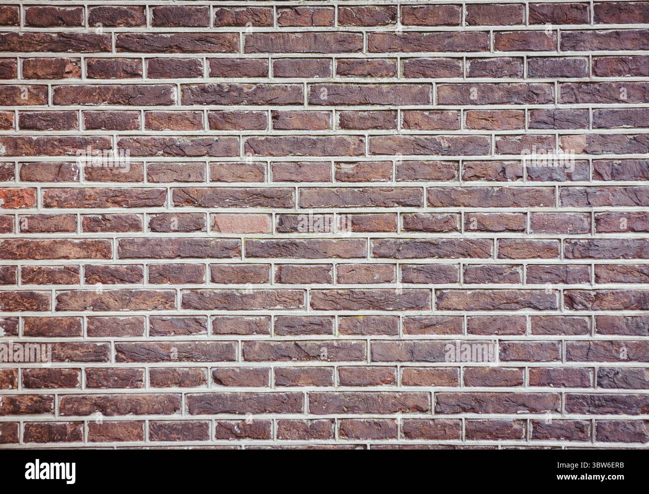 Mur de briques rouges avec grand espace de copie Banque D'Images