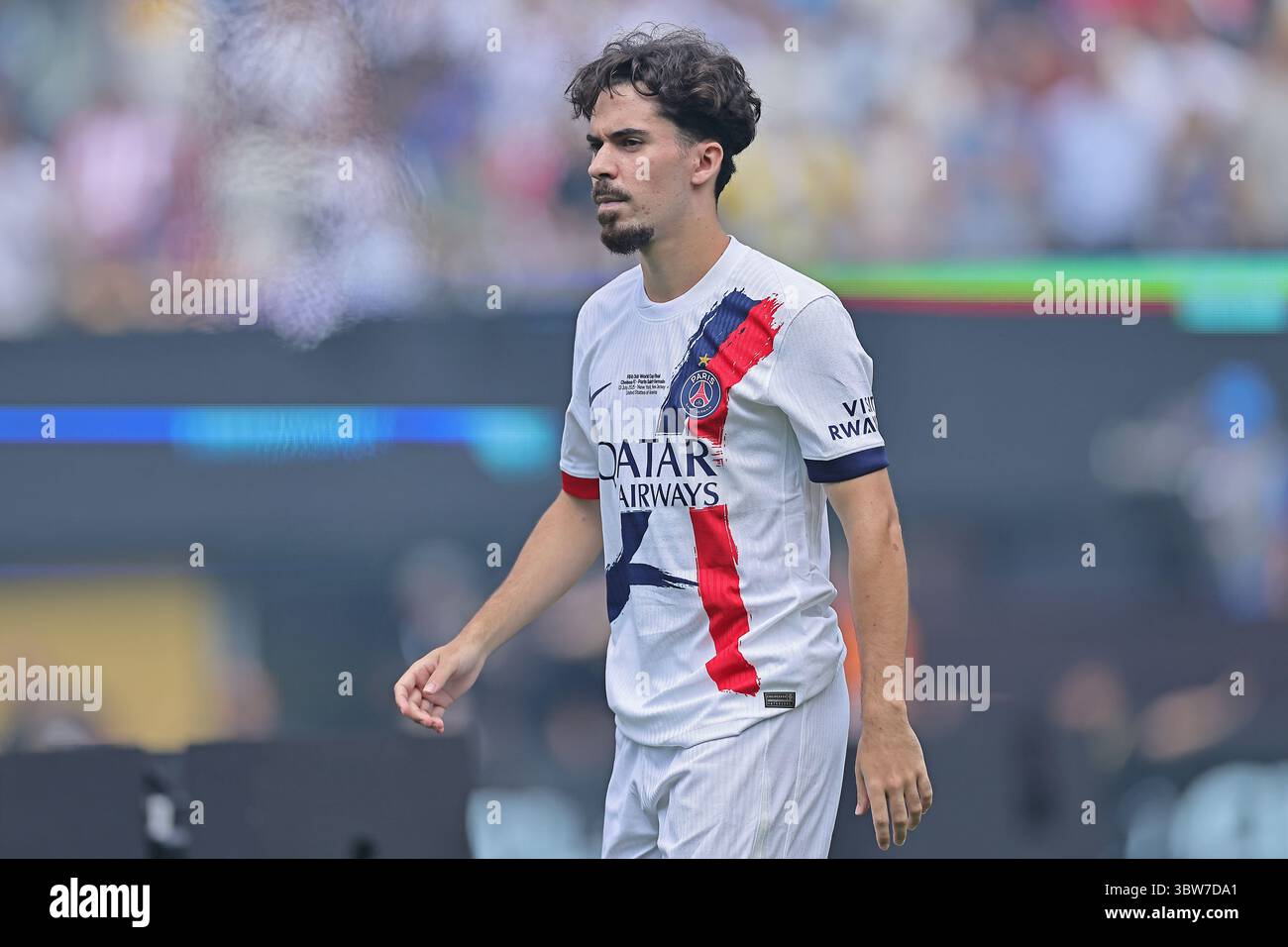 East Rutherford, États-Unis, 13 juillet 2025. Vitinha du PSG, lors du match entre le Chelsea FC et le PSG pour la finale de la Coupe du monde des clubs FIFA 2025, au MetLife Stadium à East Rutherford, États-Unis, le 13 juillet 2025. Photo : Heuler Andrey/DiaEsportivo/Alamy Live News Banque D'Images