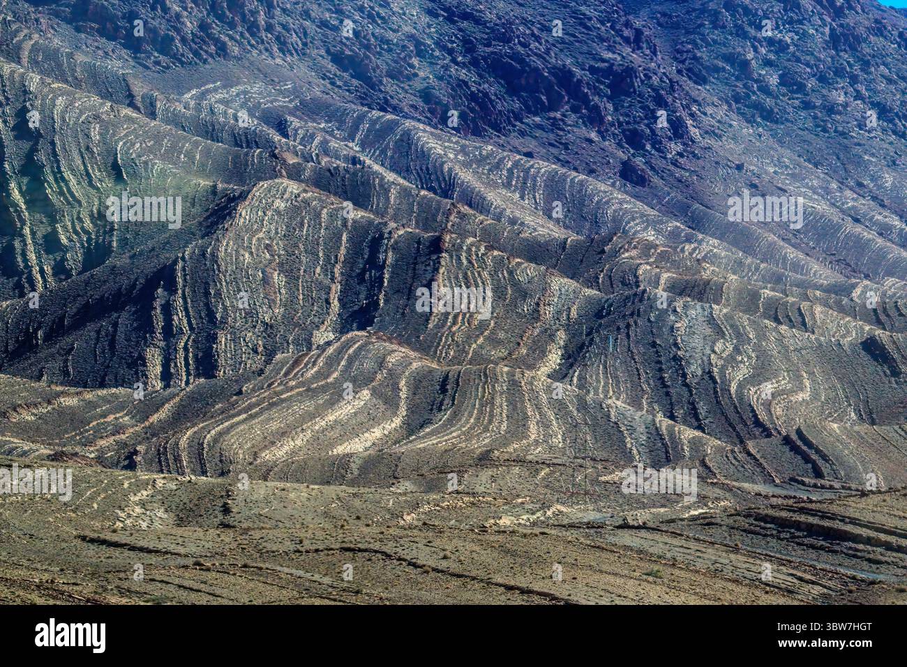 Vallée de la rivière Ziz, Maroc Banque D'Images
