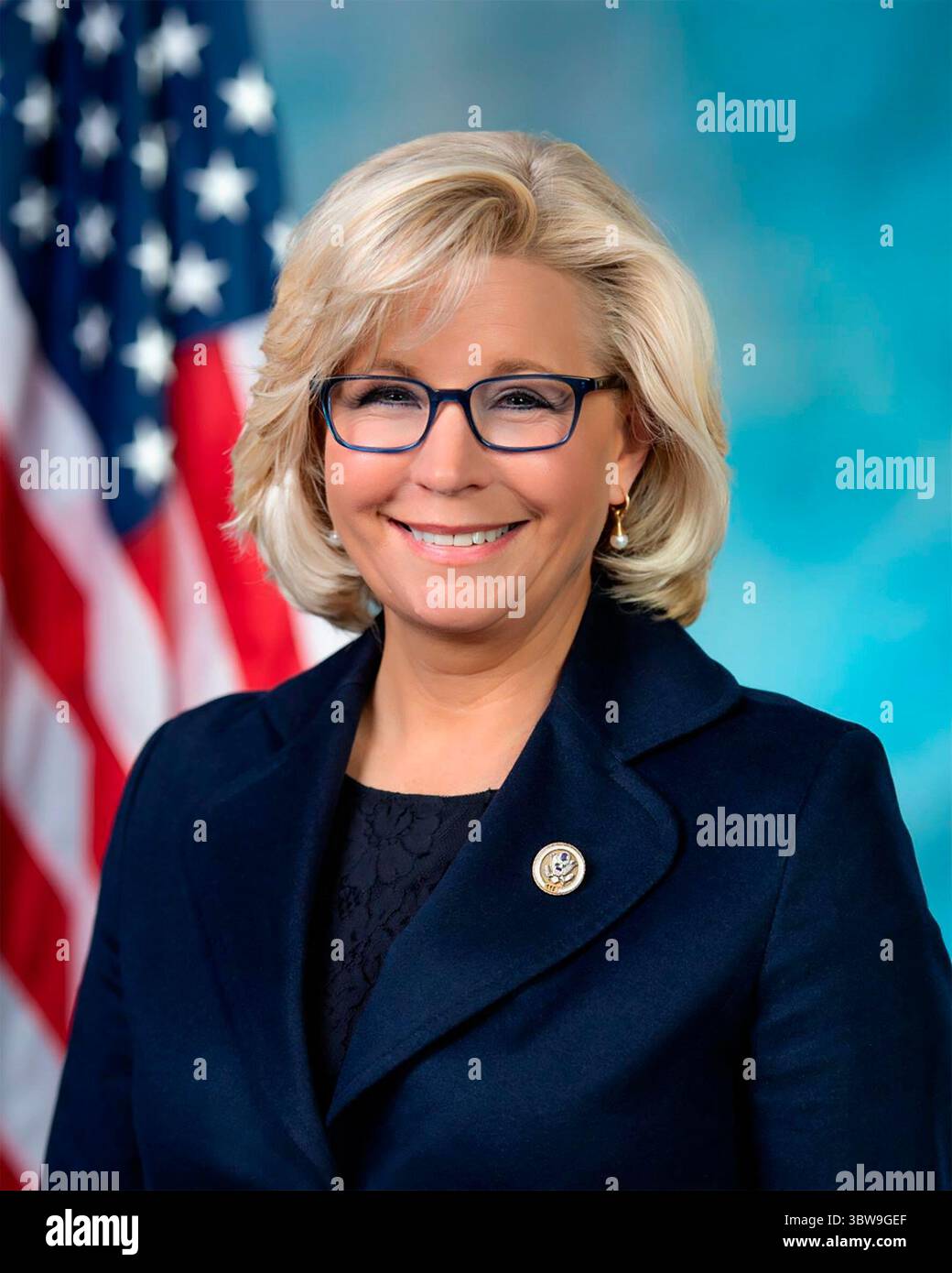 Liz Cheney. Portrait de l'avocate et politicienne républicaine Elizabeth Lynne Cheney (née en 1966), portrait officiel, 2018 Banque D'Images