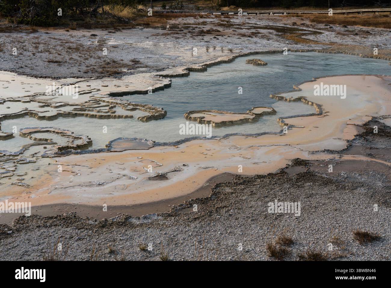15 septembre 2020, parc national de Yellowstone, Wyoming, États-Unis : la piscine doublet est une source chaude intermittente d'eau claire sur Geyser Hill dans le Upper Geyser Basin, Yellowstone Nationla Park, Wyoming, États-Unis. (Crédit image : © Jon G. Fuller, Jr/VW pics via ZUMA Wire) Banque D'Images