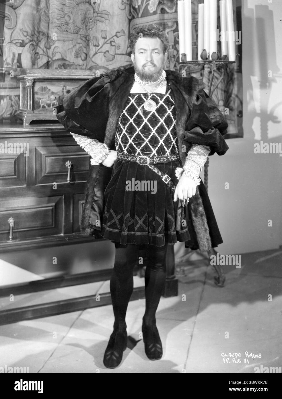 Un portrait de Claude Rains dans Un costume historique (crédit image : © Movie Star News via ZUMA Press Wire Service) Banque D'Images