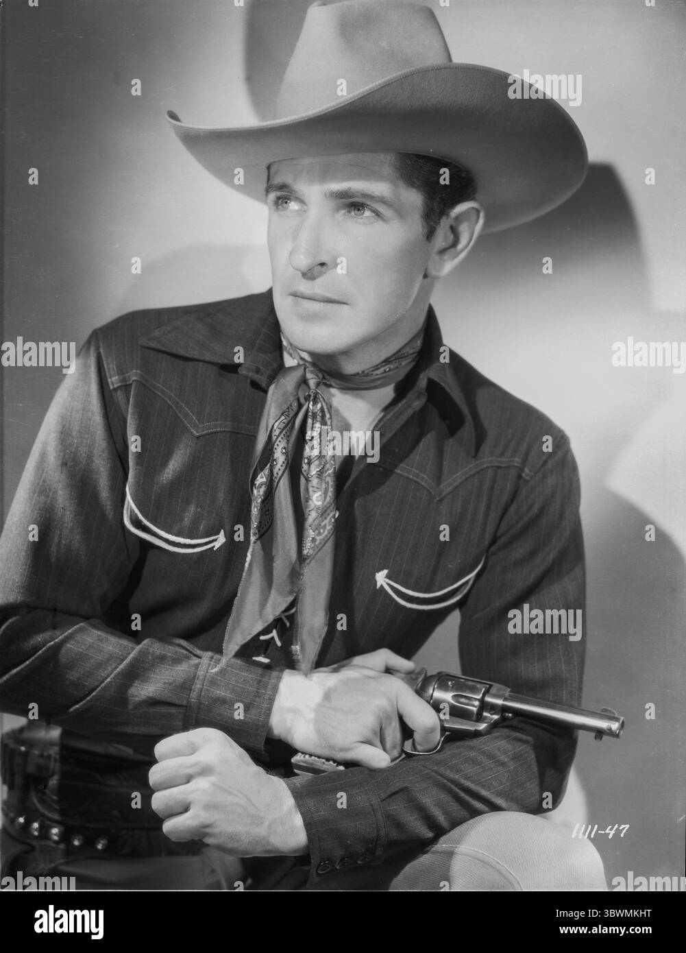 Un portrait de Bob Steele en costume occidental (crédit image : © Movie Star News via ZUMA Press Wire Service) Banque D'Images