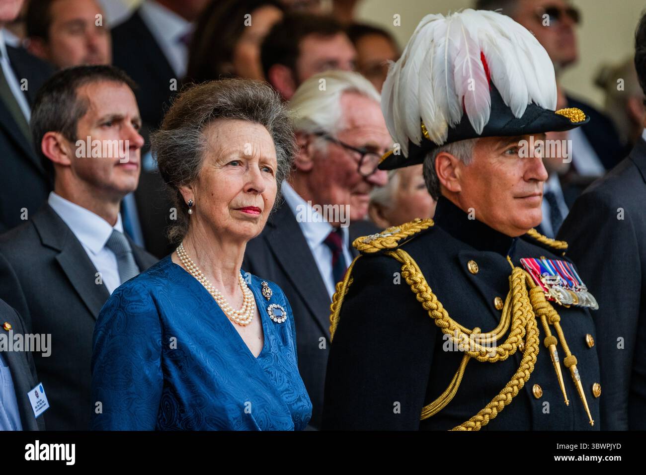 A cavalry trooper of the Life Guards of the Household Cavalry on parade