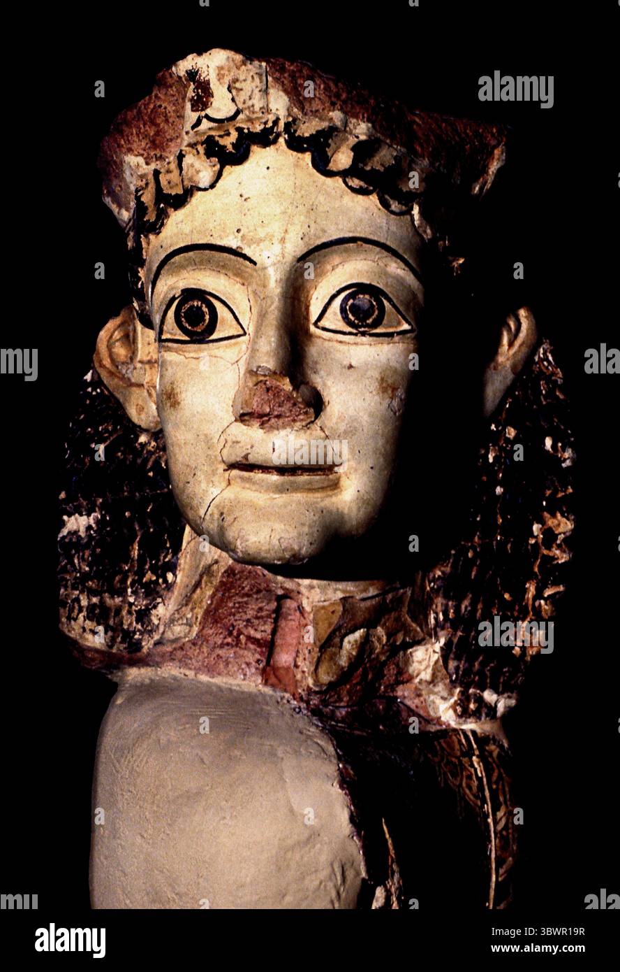 Masque Musée grec Grèce Athènes, Musée grec. Banque D'Images