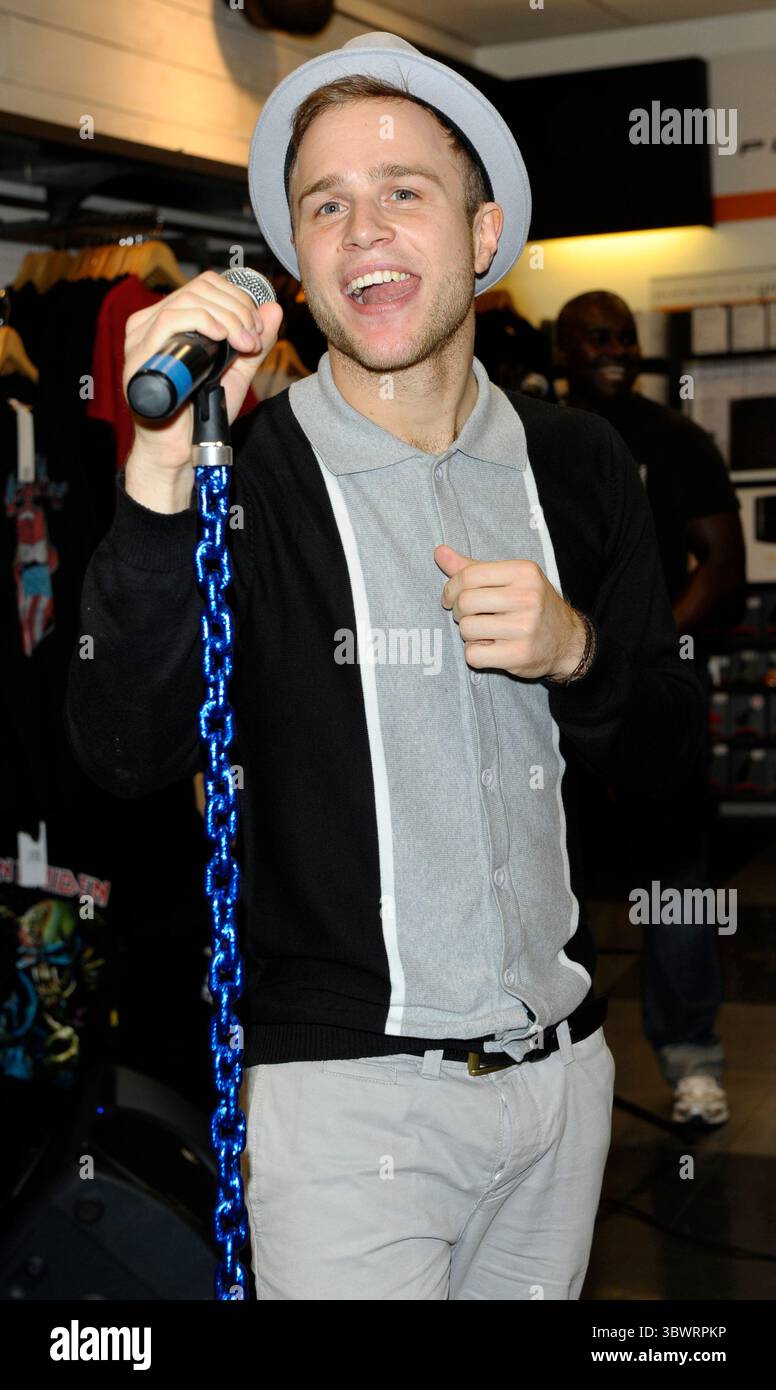 Olly murs au HMV à Chelmsford - 30 août 2010 Banque D'Images