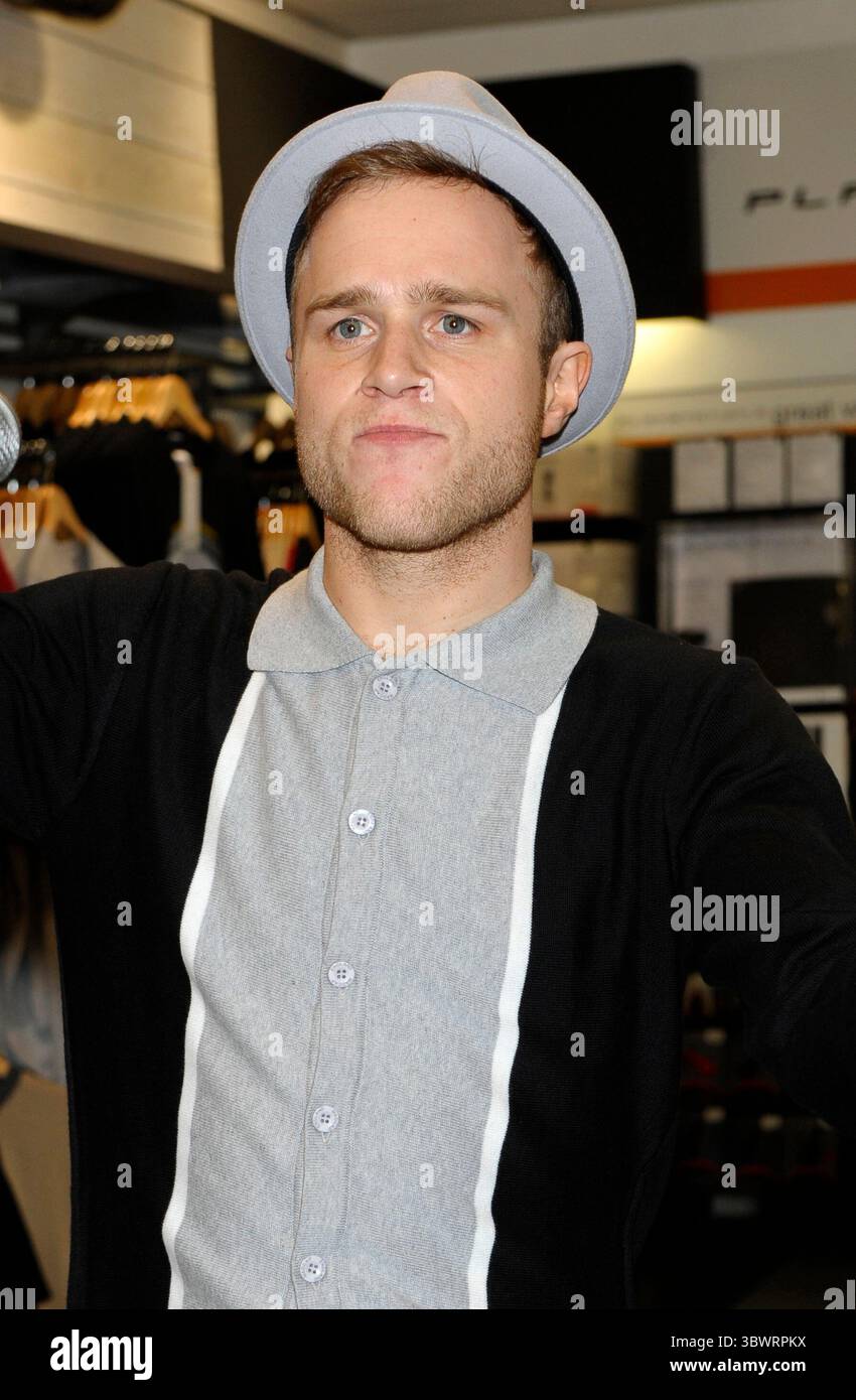 Olly murs au HMV à Chelmsford - 30 août 2010 Banque D'Images