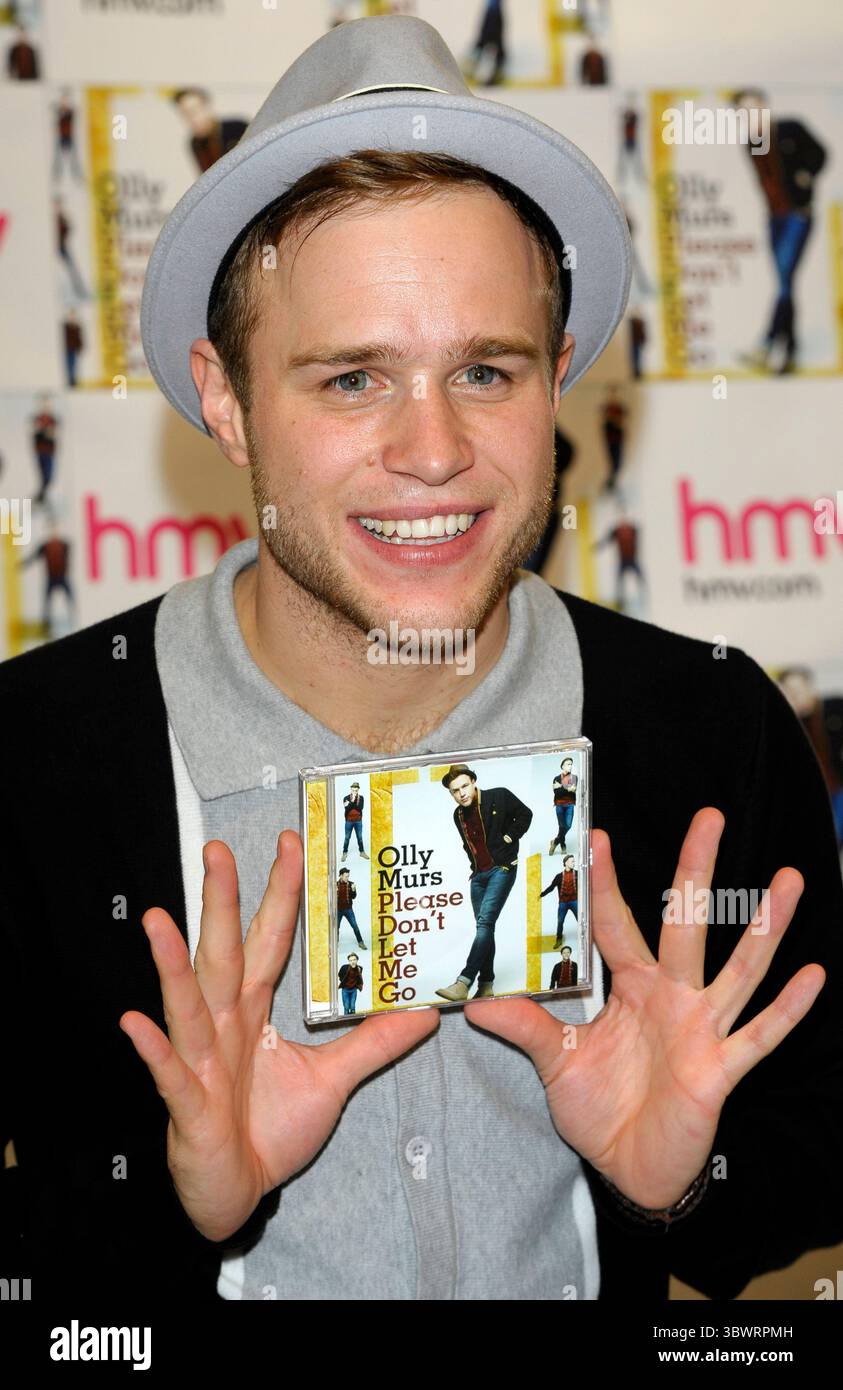 Olly murs au HMV à Chelmsford - 30 août 2010 Banque D'Images