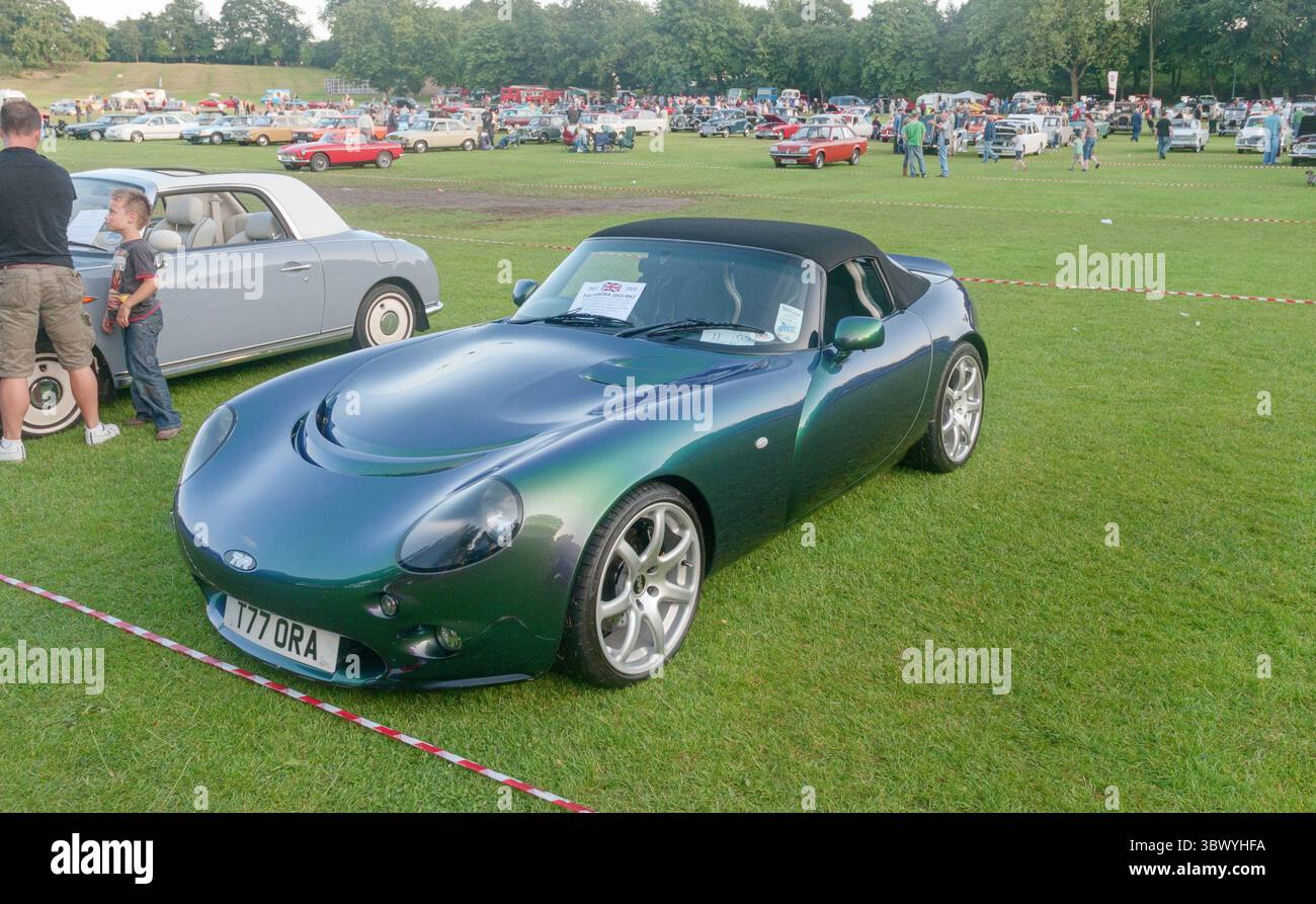 TVR Tamora 2003 Mark 2 à un salon de véhicules classiques dans le Yorkshire en Angleterre Banque D'Images