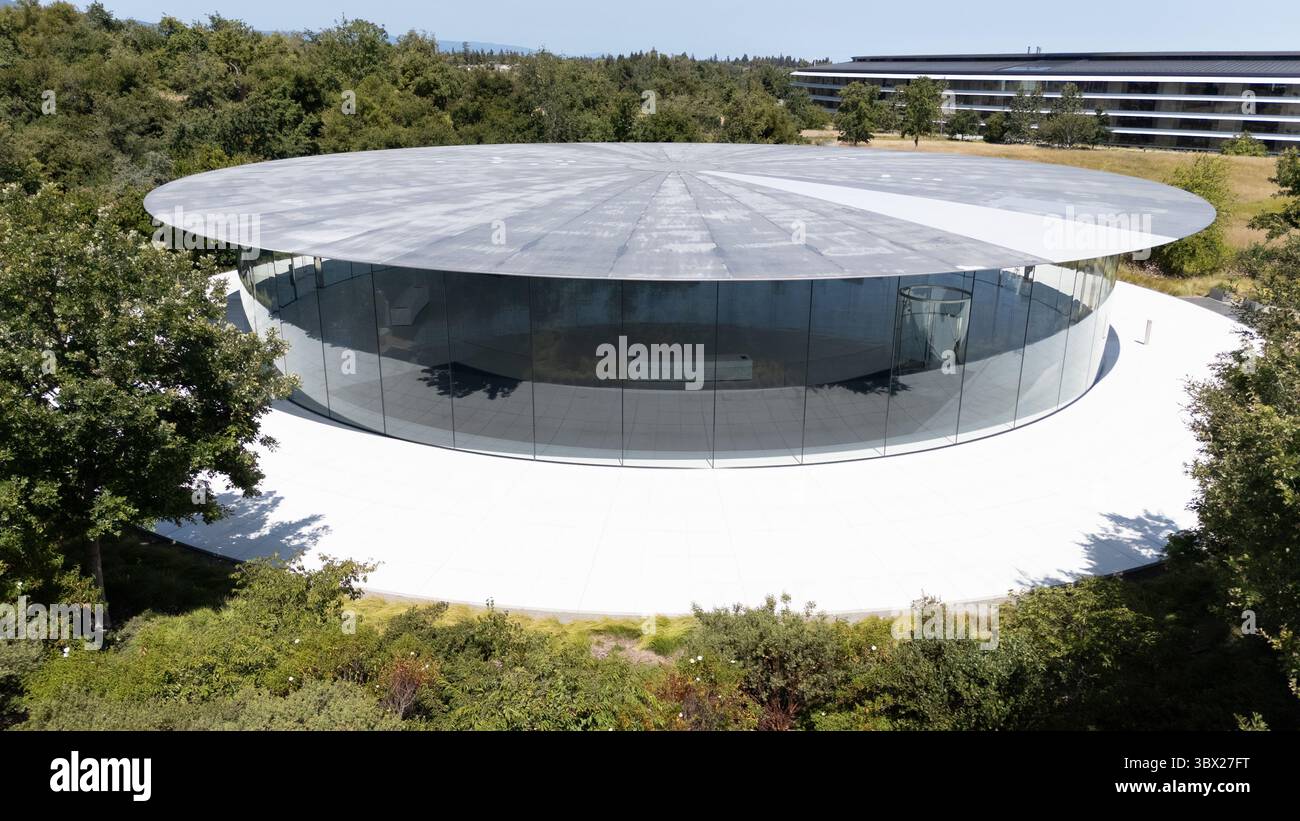 Steve Jobs Theater, Apple Park, One Apple Park Way, Cupertino, CA 95014 Banque D'Images