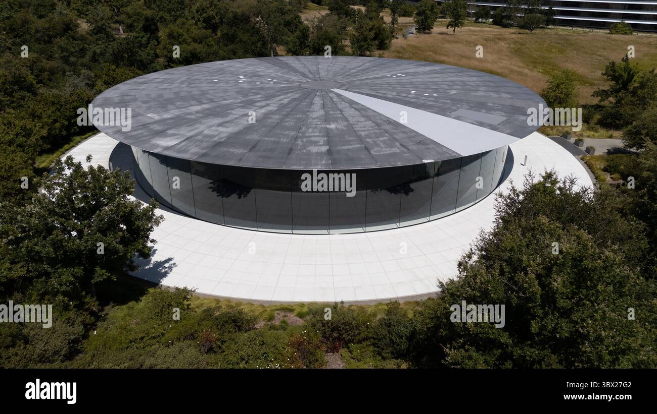 Steve Jobs Theater, Apple Park, One Apple Park Way, Cupertino, CA 95014 Banque D'Images