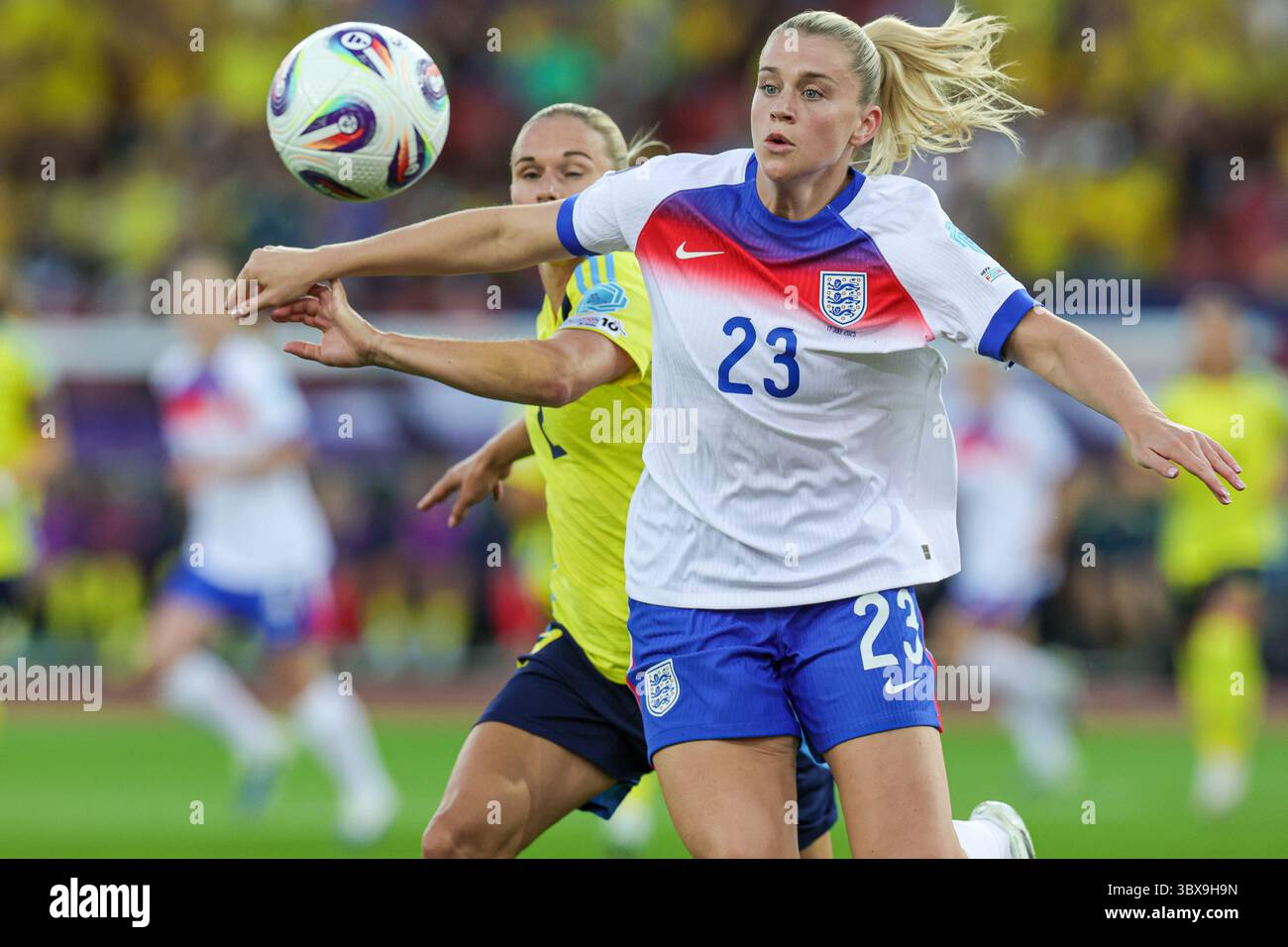 Zurich, Suisse. 18 juillet 2025. Alessia Russo (23 Angleterre) lors du match de quart de finale de l'UEFA Womens EURO 2025 opposant la Suède et l'Angleterre au Stadion Letzigrund à Zurich, Suisse. Crédit : Agence photo indépendante/Alamy Live News Banque D'Images
