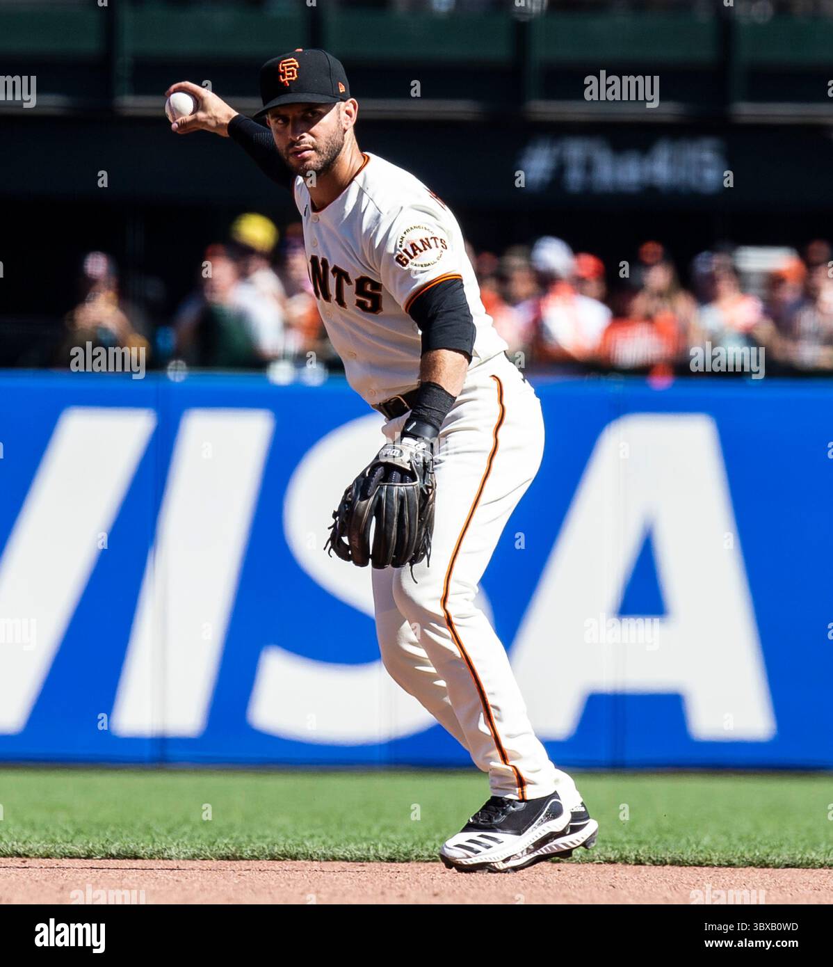 03 octobre 2021 San Francisco CA, États-Unis lors d'un match MLB entre les Padres de San Diego et les Giants de San Francisco. Giants a remporté 11-4 et le NL West Championship à Oracle Park San Francisco Calif. Thurman James / CSM(image de crédit : &copy ; Thurman James/CSM via ZUMA Wire) Banque D'Images