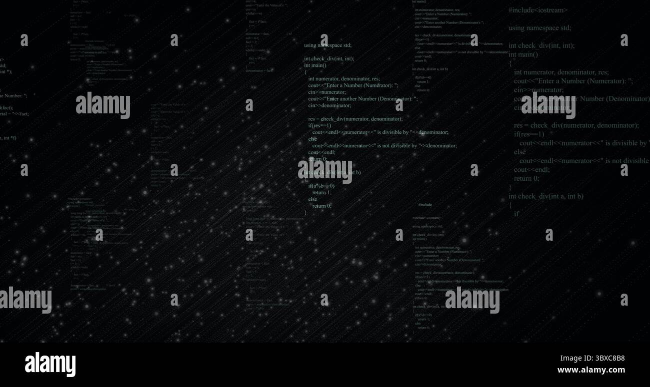 Affichage des blocs de code C++ verticaux affichage des directives include sur l'interface numérique, avec Starfield Banque D'Images Affichage des blocs de code C++ verticaux affichage des directives include sur l'interface numérique, avec Starfield Banque D'Images