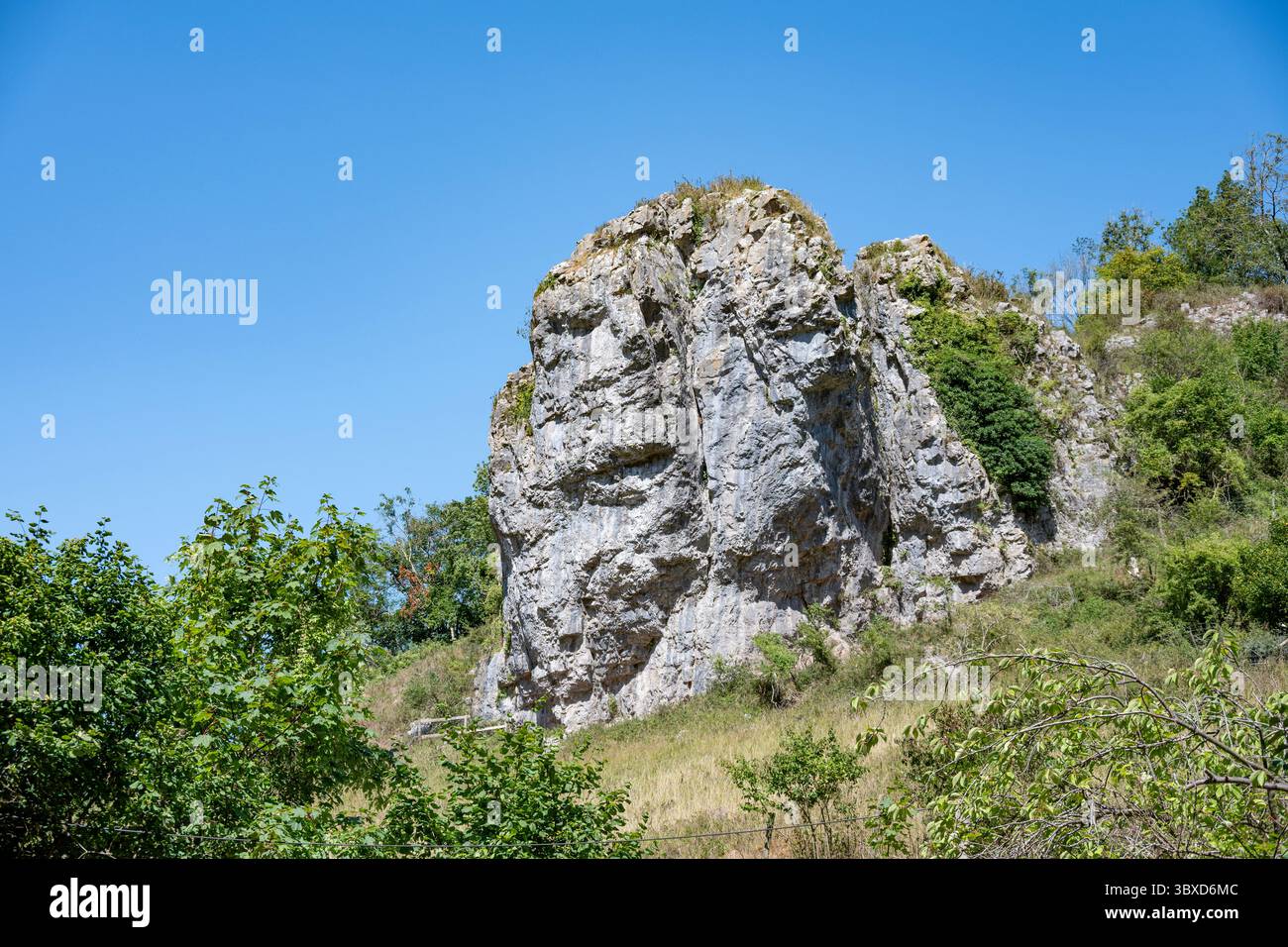 Lion Rock, Cheddar gorge, Cheddar, Somerset, Angleterre Banque D'Images