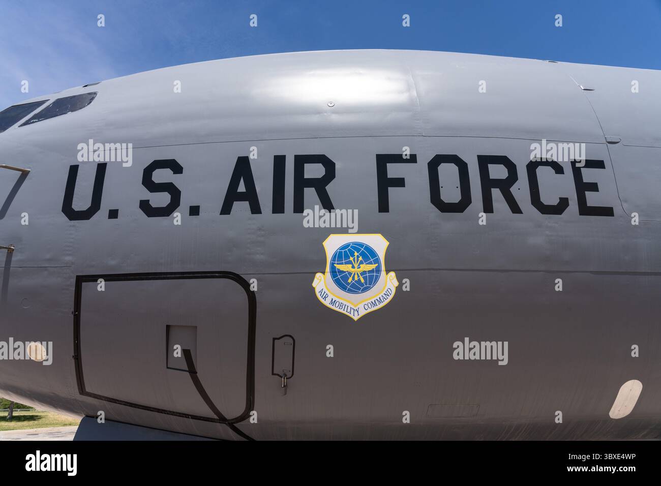 1er juin 2021, Hill Air Force base, Utah, États-Unis : l'insigne du Air Mobility Command sur un ravitaillement en Boeing KC-135 Stratotanker dans le Hill Aerospace Museum. (Crédit image : © Jon G. Fuller/VW pics via ZUMA Press Wire) Banque D'Images 1er juin 2021, Hill Air Force base, Utah, États-Unis : l'insigne du Air Mobility Command sur un ravitaillement en Boeing KC-135 Stratotanker dans le Hill Aerospace Museum. (Crédit image : © Jon G. Fuller/VW pics via ZUMA Press Wire) Banque D'Images
