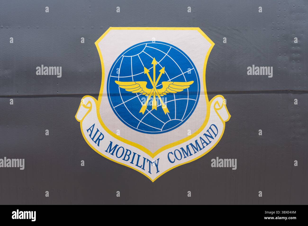 1er juin 2021, Hill Air Force base, Utah, États-Unis : l'insigne du Air Mobility Command sur un ravitaillement en Boeing KC-135 Stratotanker dans le Hill Aerospace Museum. (Crédit image : © Jon G. Fuller/VW pics via ZUMA Press Wire) Banque D'Images 1er juin 2021, Hill Air Force base, Utah, États-Unis : l'insigne du Air Mobility Command sur un ravitaillement en Boeing KC-135 Stratotanker dans le Hill Aerospace Museum. (Crédit image : © Jon G. Fuller/VW pics via ZUMA Press Wire) Banque D'Images