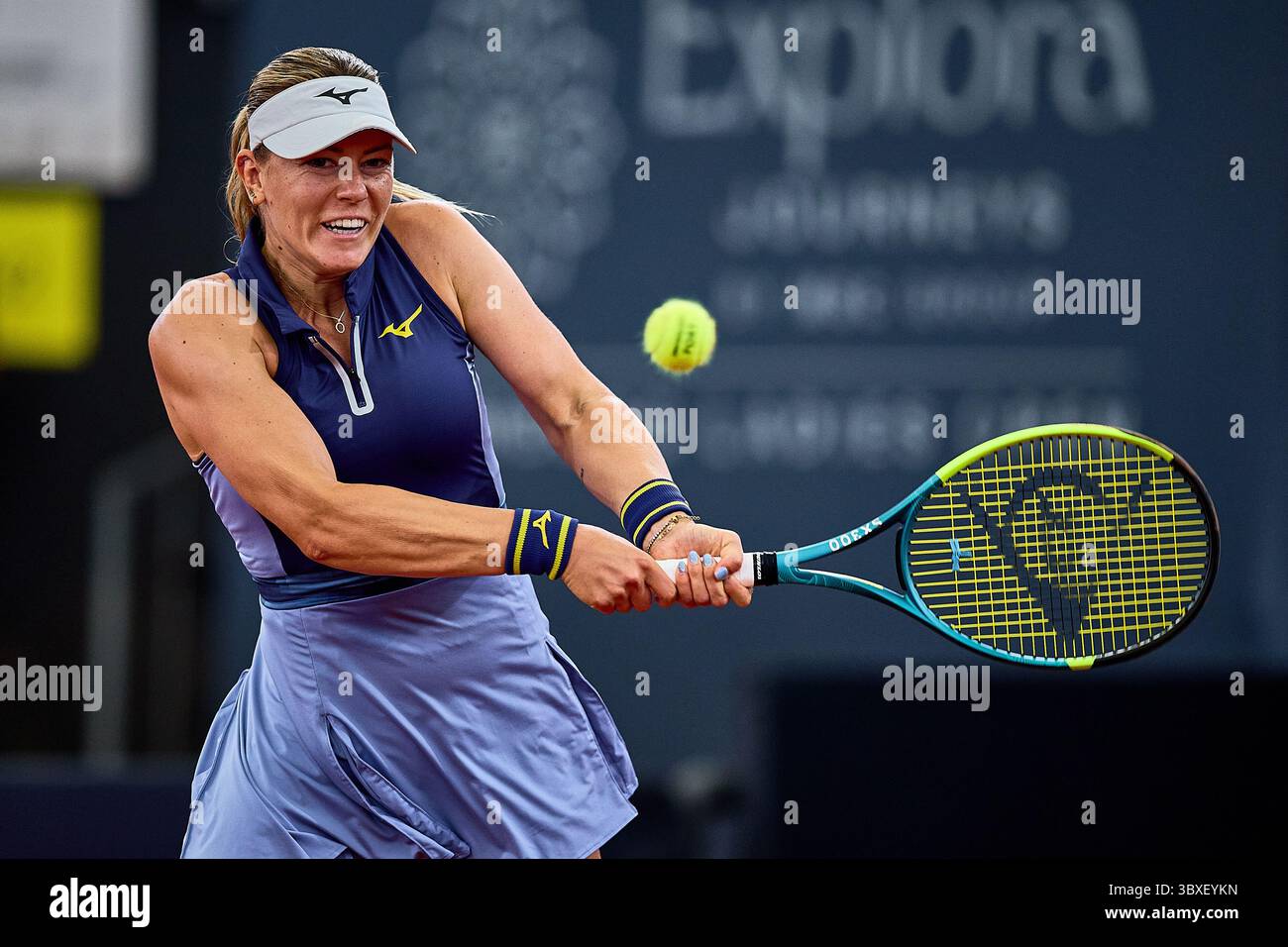 Hambourg, Hambourg, Allemagne. 18 juillet 2025. Dalma Galfi de Hongrie revient avec revers lors du MSC Hamburg Ladies Open - Womens Tennis, WTA250, 18.7,2025, Hambourg (Tennis am Rothenbaum), Allemagne, Foto : Mathias Schulz (crédit image : © Mathias Schulz/ZUMA Press Wire) USAGE ÉDITORIAL SEULEMENT ! Non destiné à UN USAGE commercial ! Banque D'Images