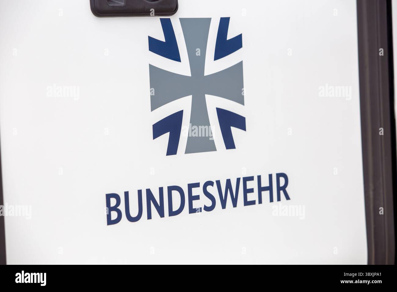 Gros plan du logo de la Bundeswehr Banque D'Images