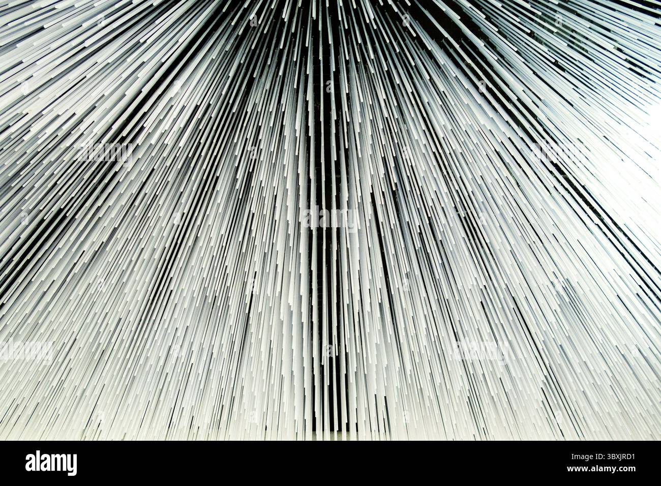 Fond d'écran de conception de technologie abstraite avec des lignes de rayons et étoile. Effet fascinant futuriste à la mode Banque D'Images