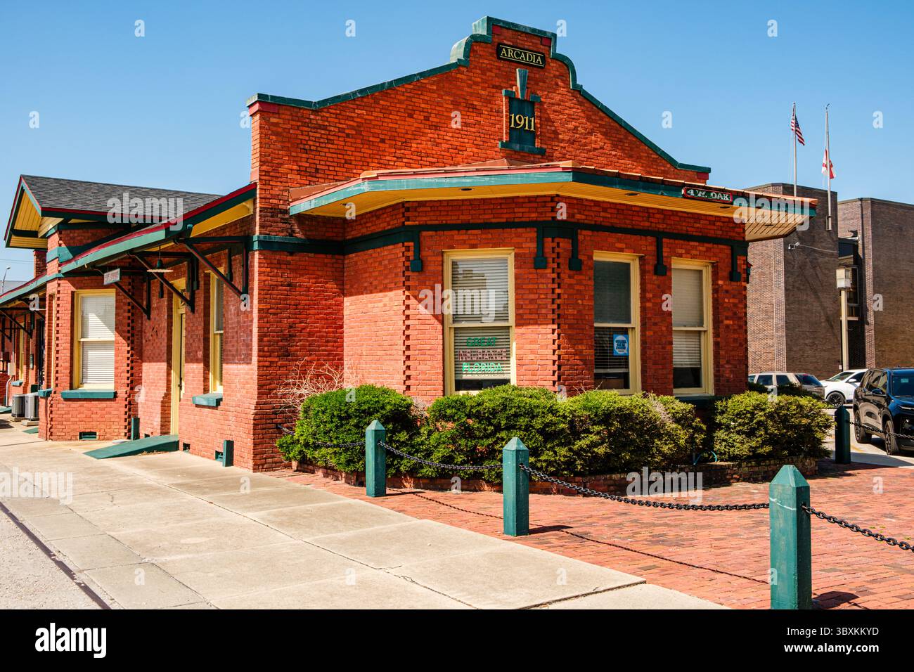 The Depot, West Oak Street, Arcadia, Floride Banque D'Images