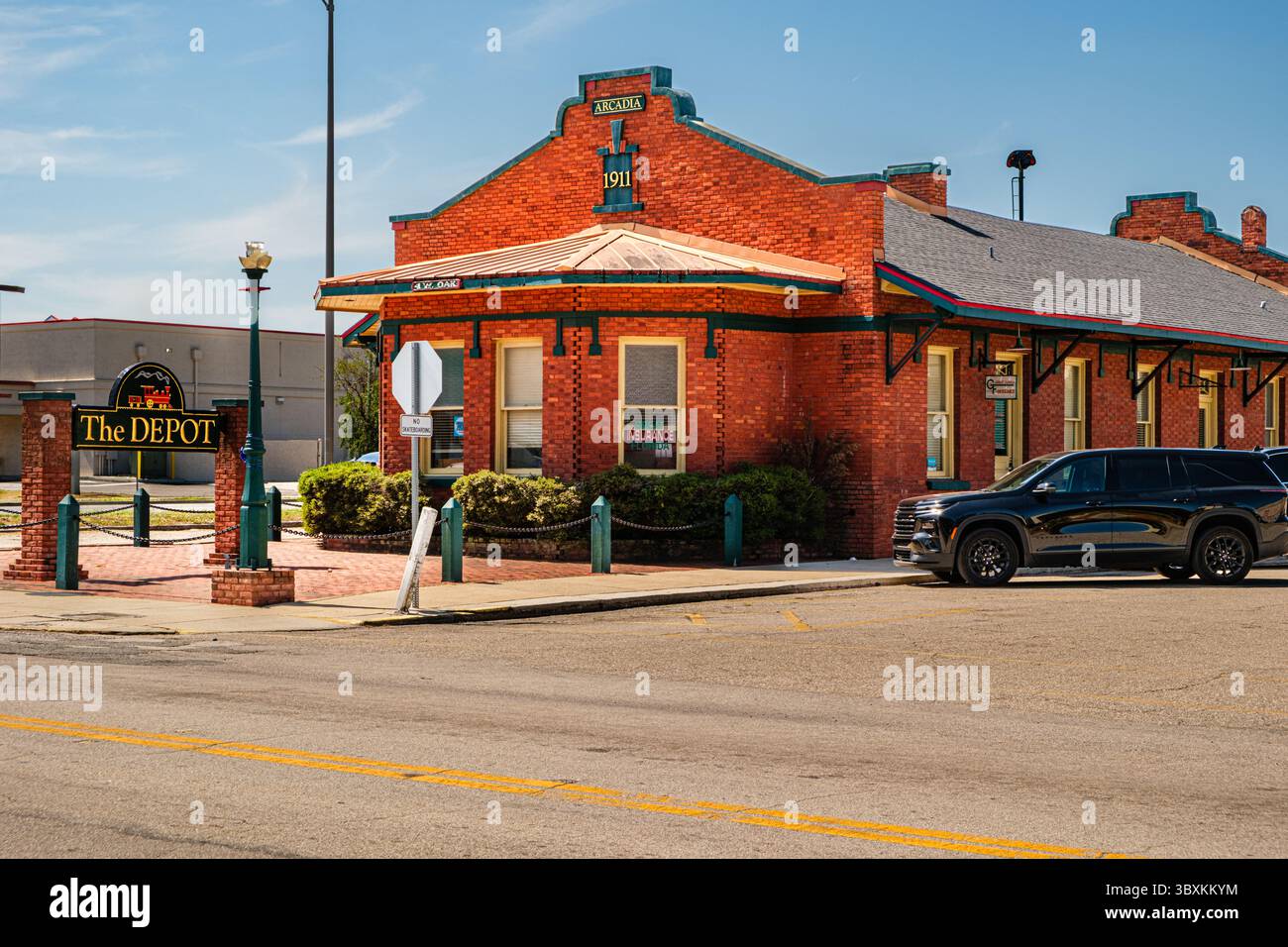 The Depot, West Oak Street, Arcadia, Floride Banque D'Images