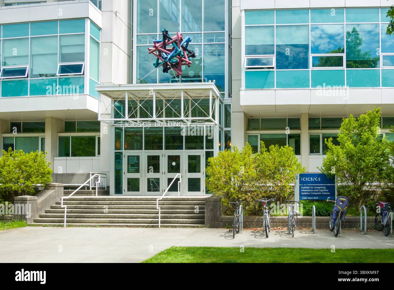 Vancouver, C.-B., CA, 27 mai 2025 : systèmes d'information et cognitifs sur le campus de l'Université de la Colombie-Britannique. Banque D'Images