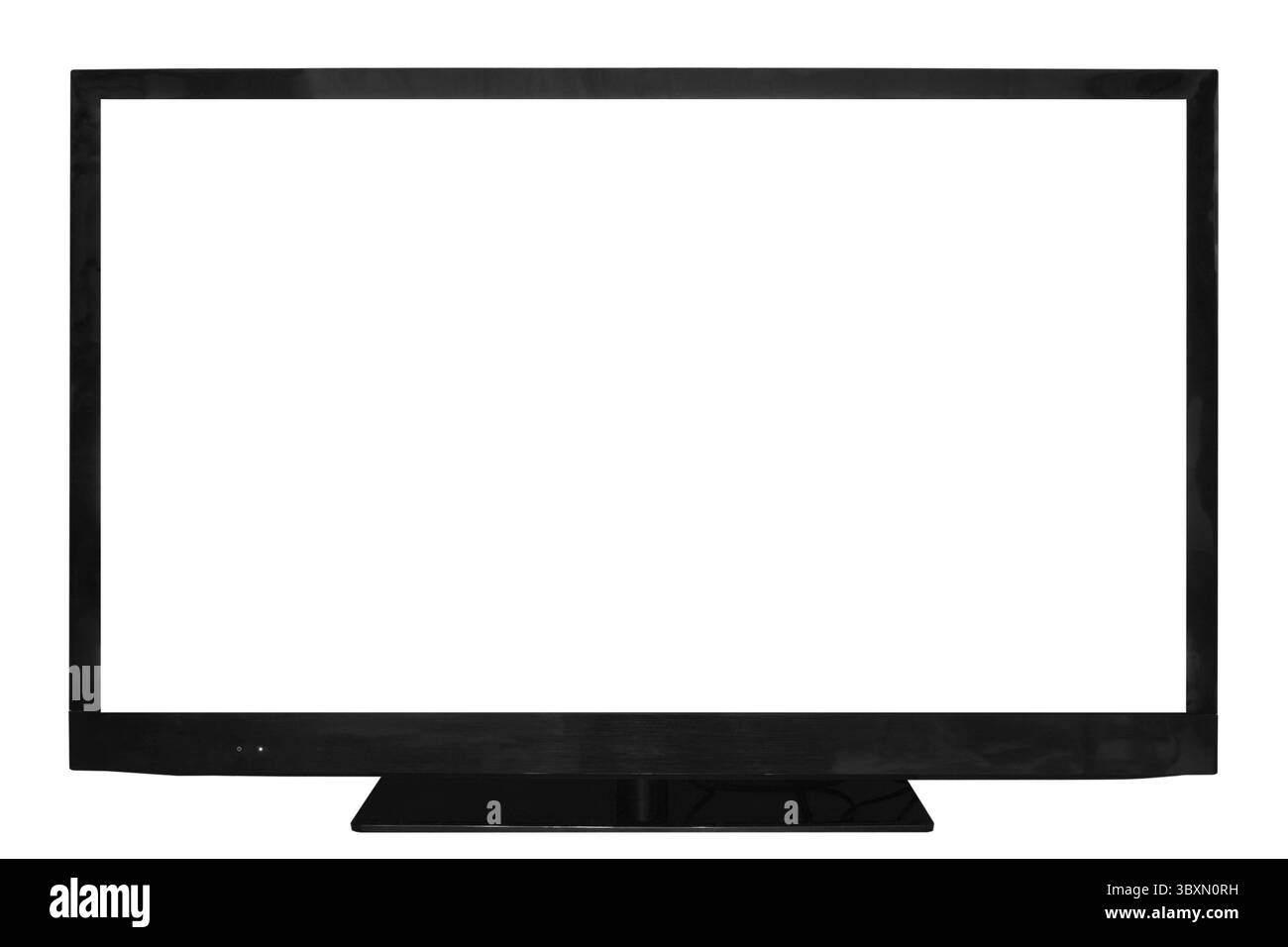 Téléviseur HD isolé sur un fond blanc Banque D'Images