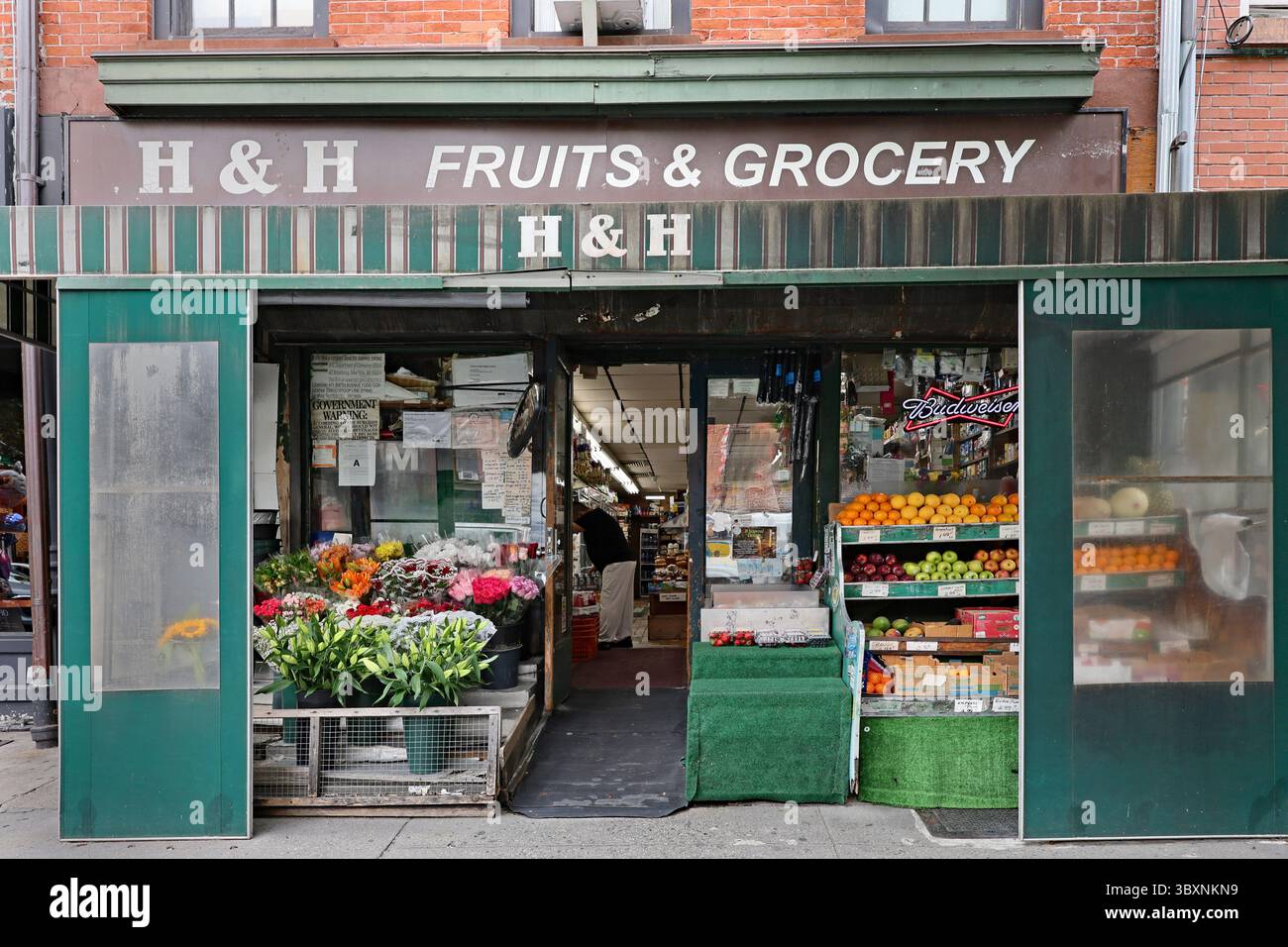 Épicerie à l'ancienne à Manhattan Banque D'Images