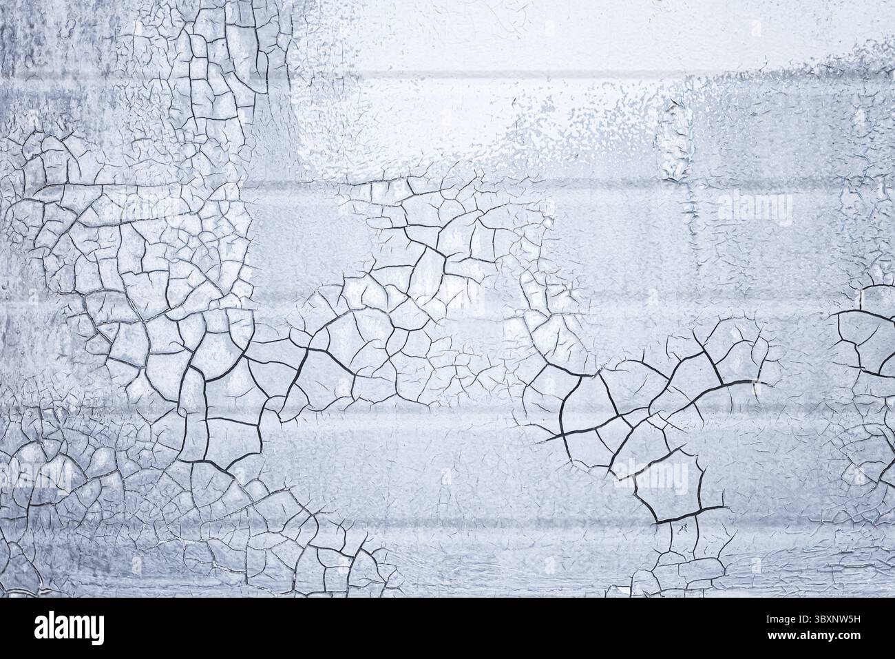 Grunge mur de ciment béton avec fissure dans bâtiment industriel, grand pour votre conception et la texture background Banque D'Images