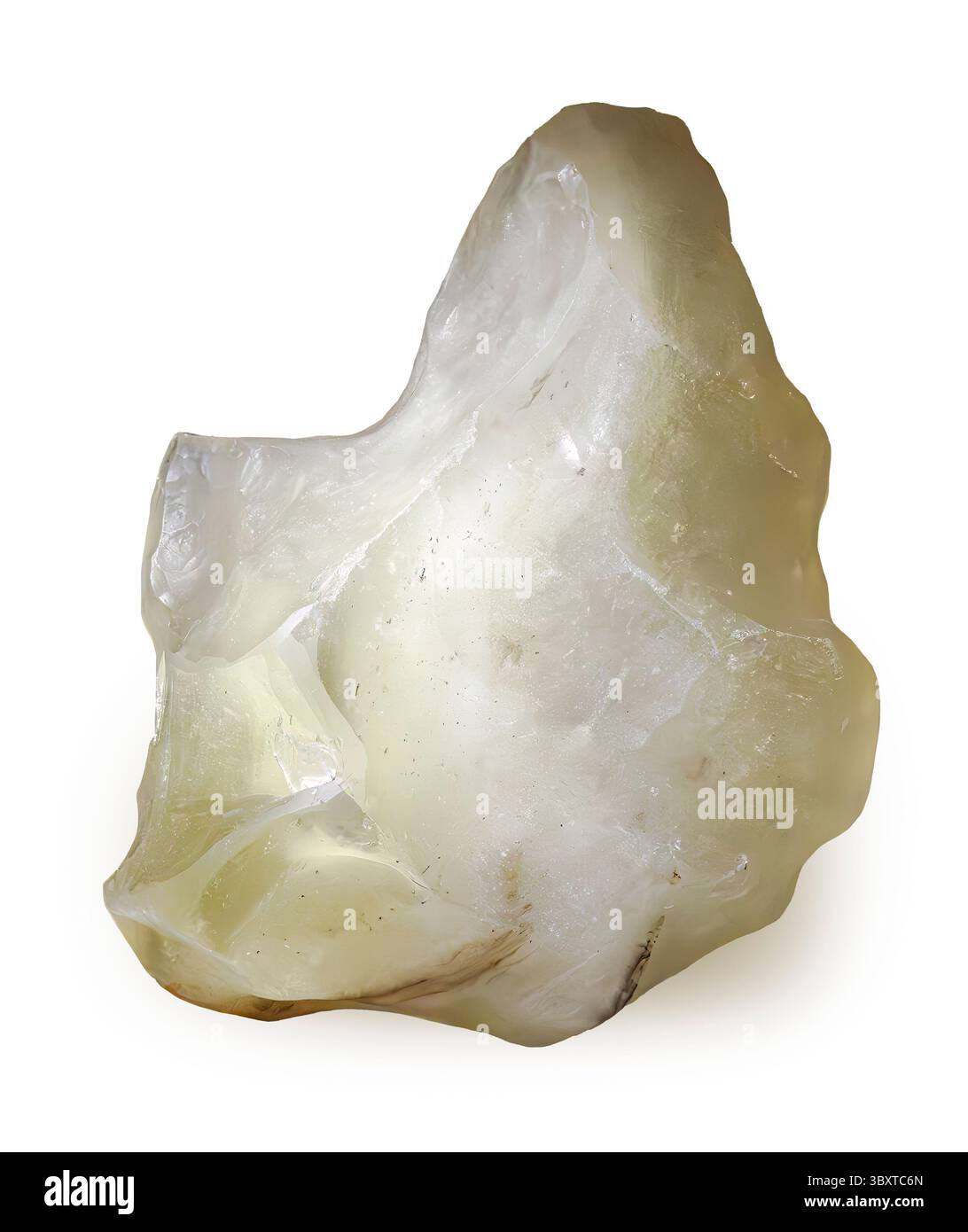 Verre du désert libyen (tektite), désert occidental, Egypte Banque D'Images