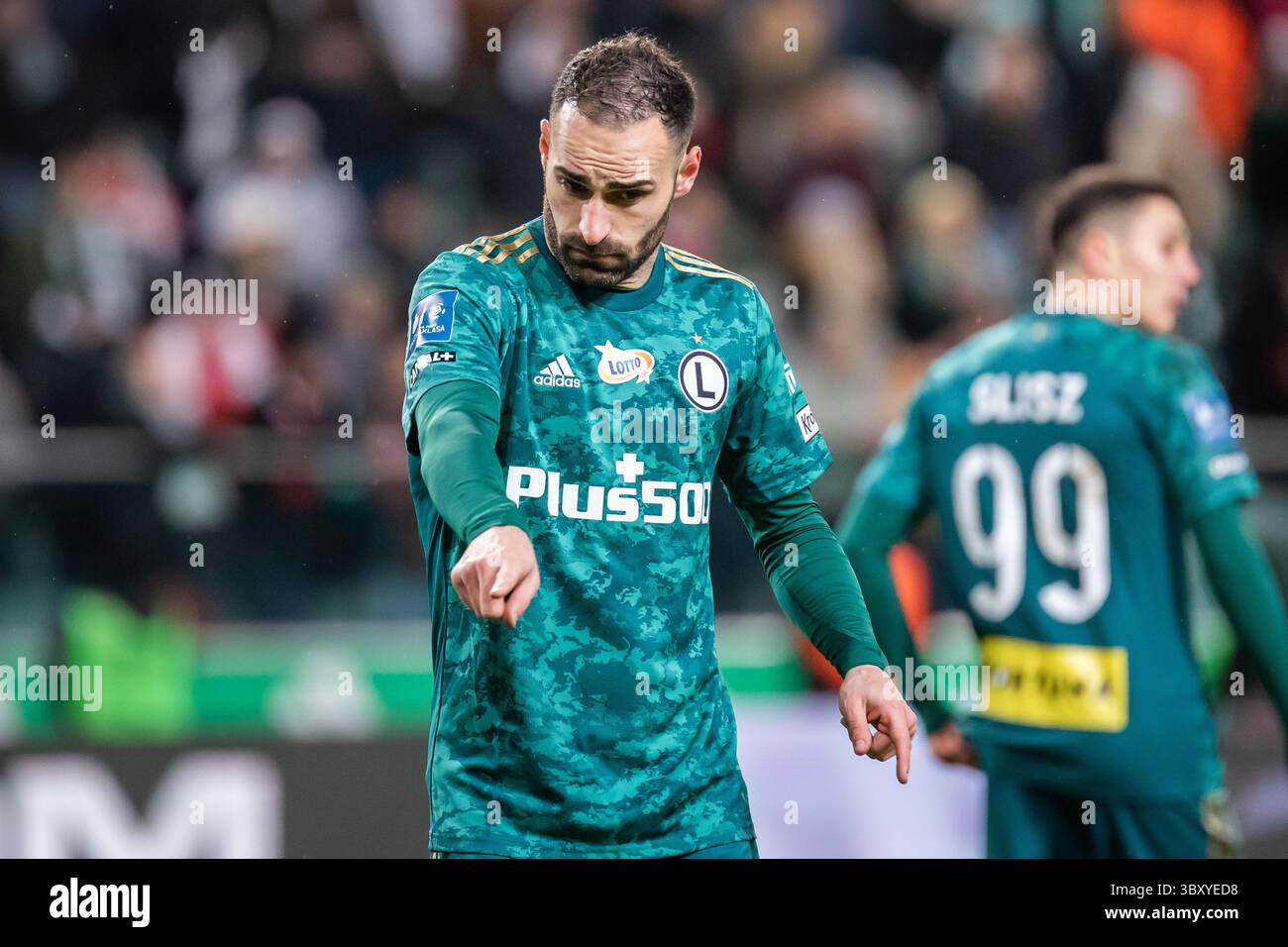 19 décembre 2021, Varsovie, Pologne : Rafael Lopes de Legia en action lors du match de la Ligue polonaise PKO Ekstraklasa entre Legia Warszawa et Radomiak Radom au stade municipal du Maréchal Jozef Pilsudski Legia de Varsovie. (Crédit image : © Mikolaj Barbanell/SOPA images via ZUMA Press Wire) Banque D'Images