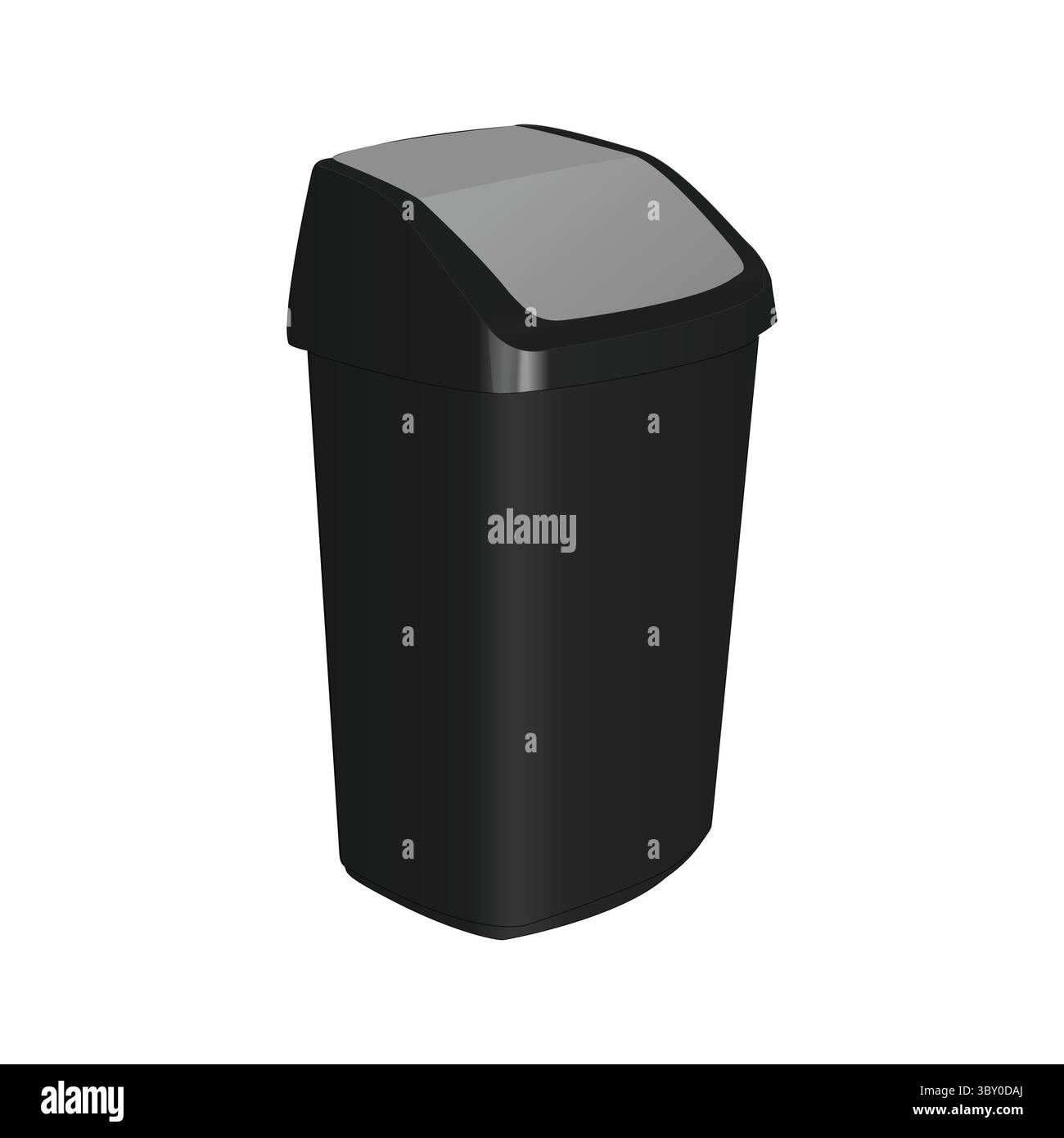 Illustration de la poubelle sur fond blanc 03 Illustration de Vecteur