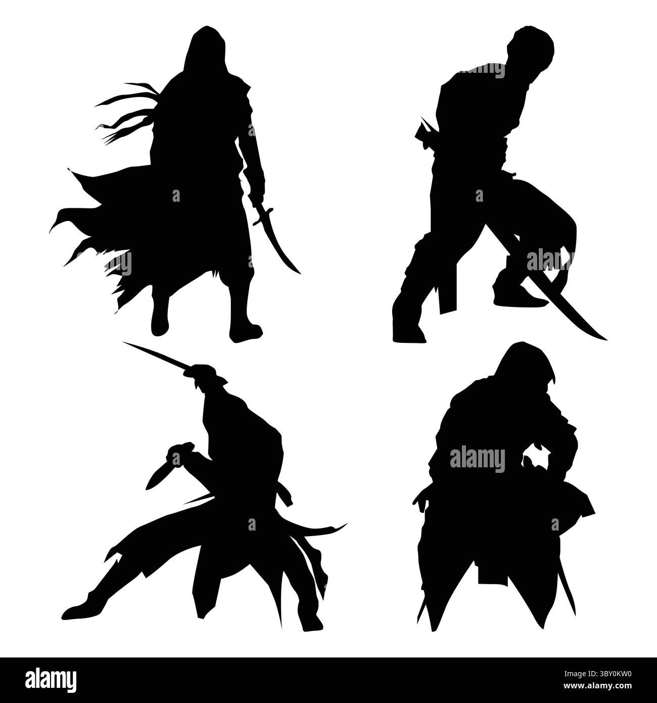 Illustration vectorielle de Saladin ibn Ayyub, un chef militaire et politique musulman vol 04 Illustration de Vecteur