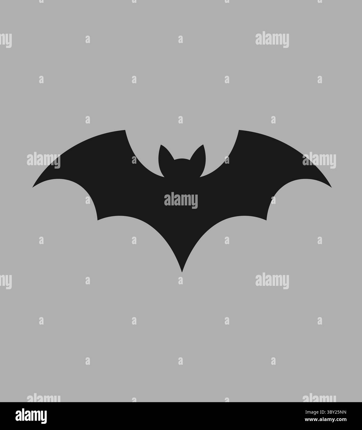 « Illustration élégante de silhouette de chauve-souris » Illustration de Vecteur