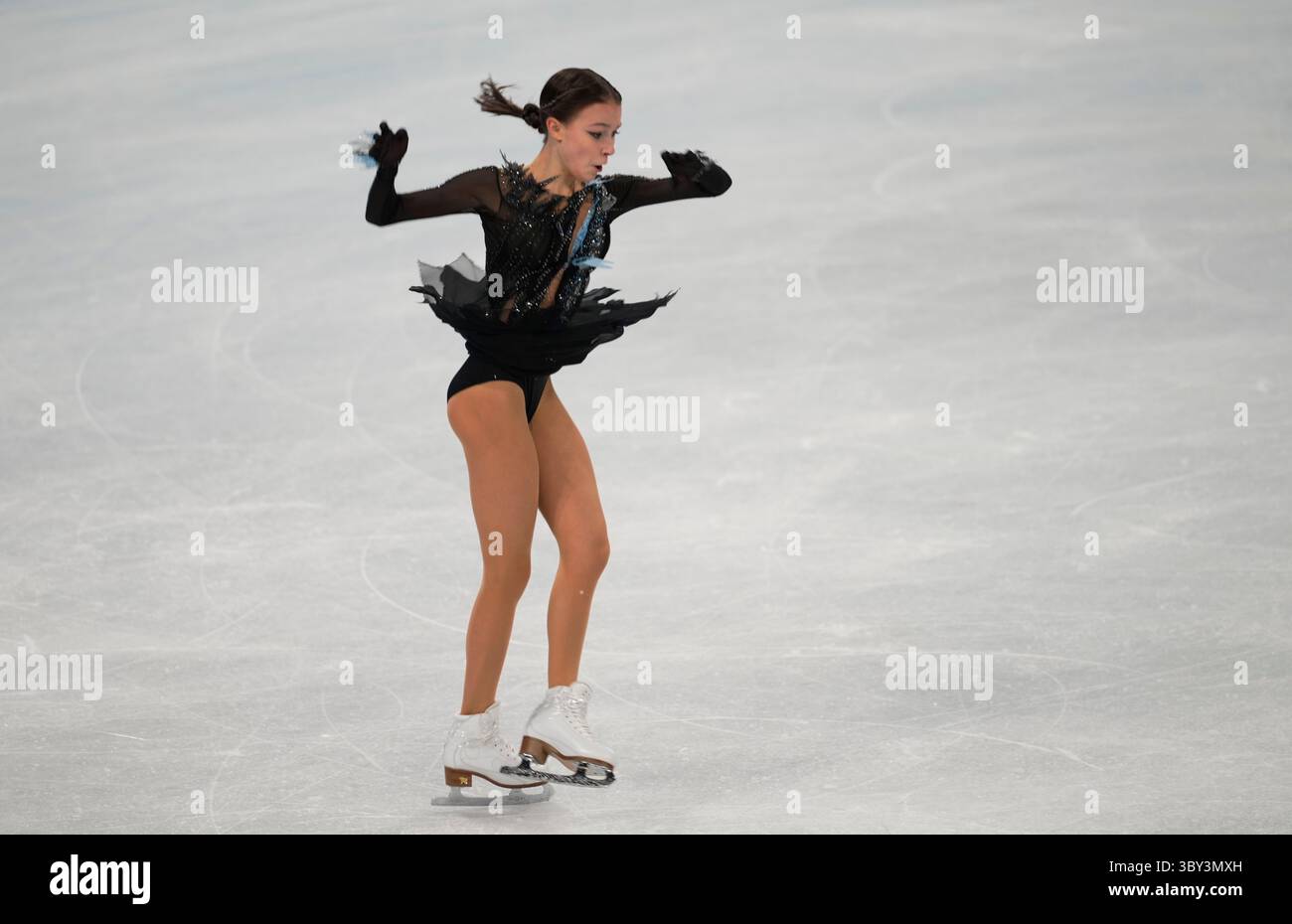 Beijing , Chine, Jeux olympiques d'hiver de 2022, 15 février 2022 : ! ! à partir de ! ! Pendant le patinage artistique au Capital Indoor Stadium. Kim Price/CSM.(image crédit : © Ulrik Pedersen/CSM via ZUMA Press Wire) Banque D'Images