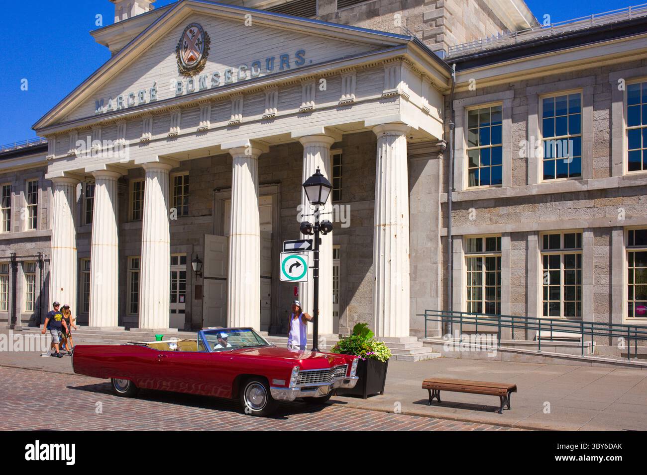 Canada, Québec, Montréal, Vieux-Montréal, marché Bonsecours, Banque D'Images