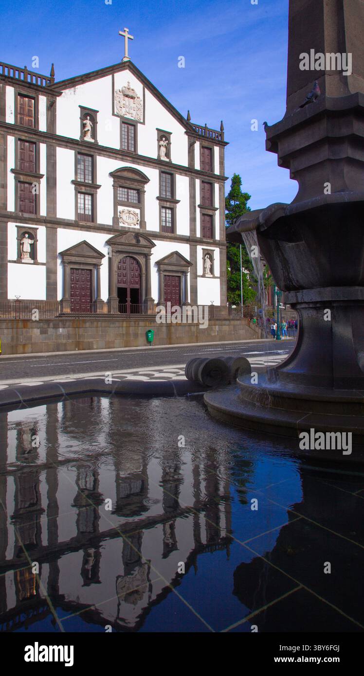 Portugal, Madère, Funchal, Sao Joao Evangelista, église, Collège des Jésuites, Banque D'Images