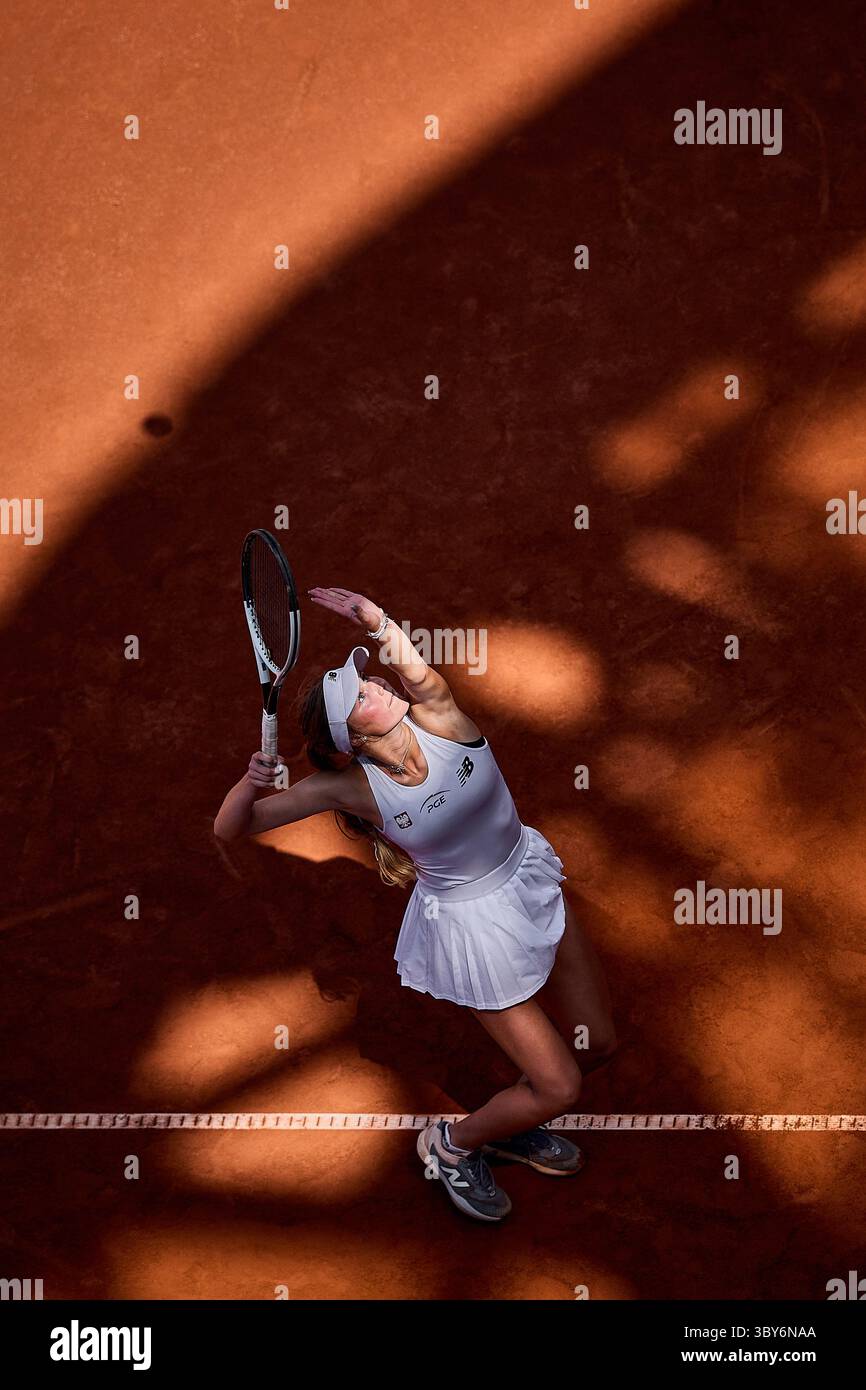 Hambourg, Hambourg, Allemagne. 19 juillet 2025. Barbara Kostecka de Pologne sert à Anna Pircher d'Autriche lors des coupes d'été Tennis Europe 2025 - Girls Tennis, 19.7,2025, Hambourg (Tennis am Rothenbaum), Allemagne, Foto : Mathias Schulz (crédit image : © Mathias Schulz/ZUMA Press Wire) USAGE ÉDITORIAL SEULEMENT ! Non destiné à UN USAGE commercial ! Banque D'Images