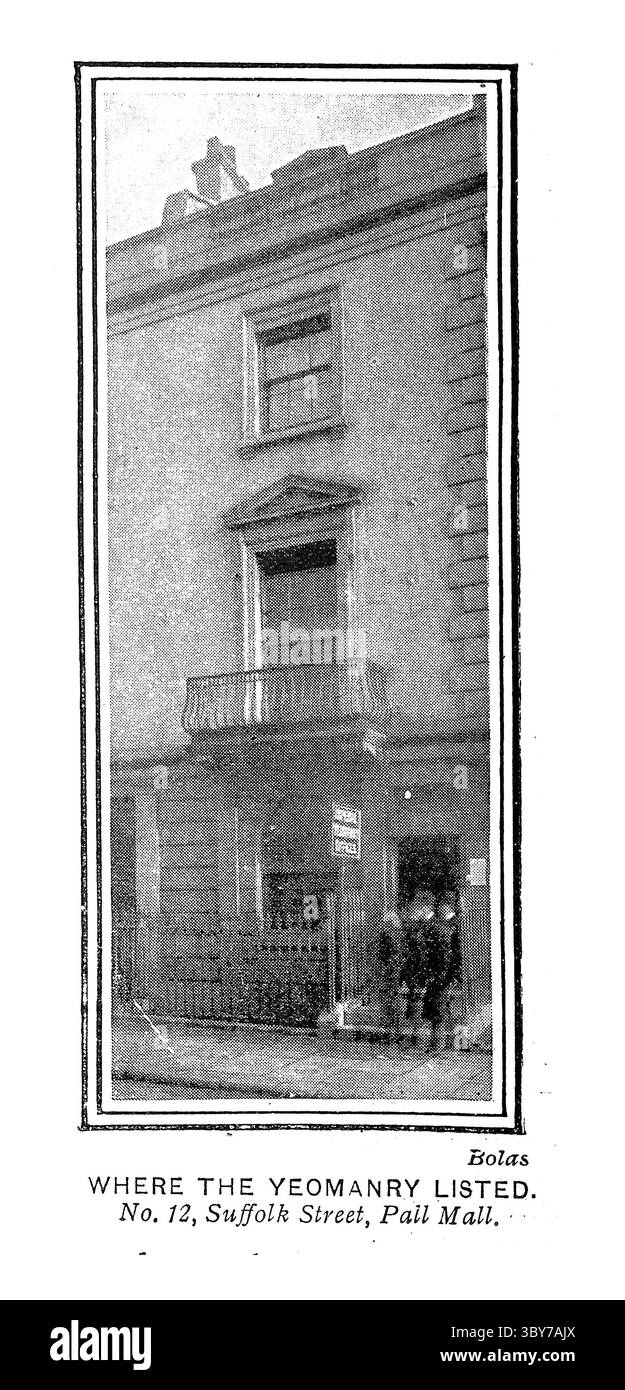 Là où le Yeomanry est listé, 12 Suffolk Street, Pall Mall, Londres, victorien, British, 1900 Banque D'Images