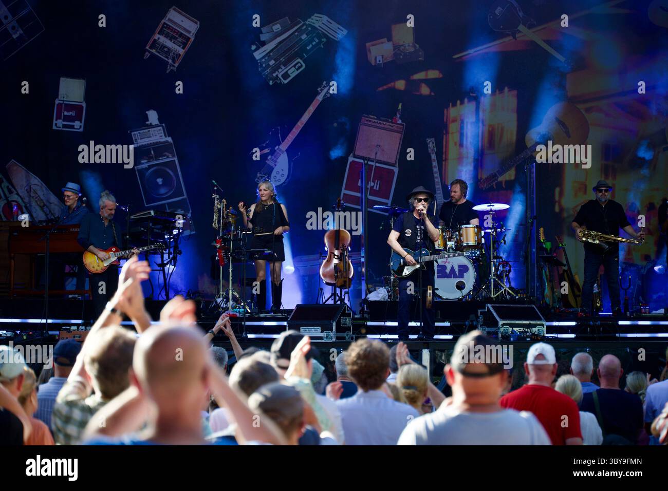 Mainz, Allemagne. 29 juin 2025. Concert de BAP à la Citadelle de Mayence. Banque D'Images