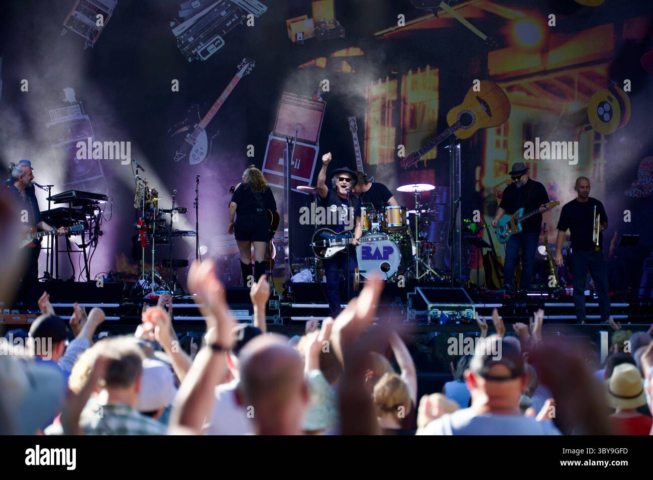 Mainz, Allemagne. 29 juin 2025. Concert de BAP à la Citadelle de Mayence. Banque D'Images