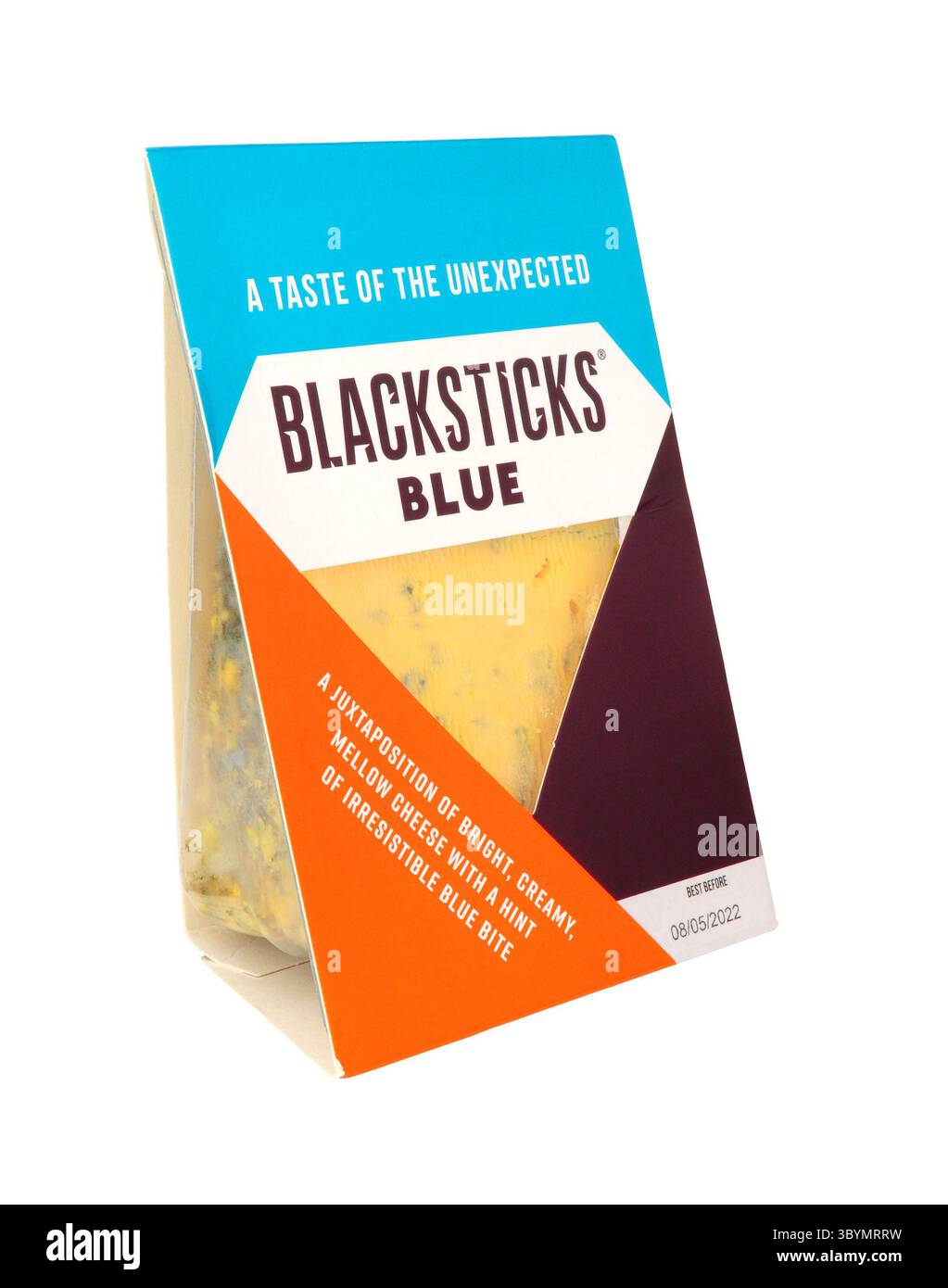 Fromage bleu crémeux Blacksticks fabriqué par Butlers Farmhouse Cheeses dans le Lancashire Royaume-Uni Banque D'Images