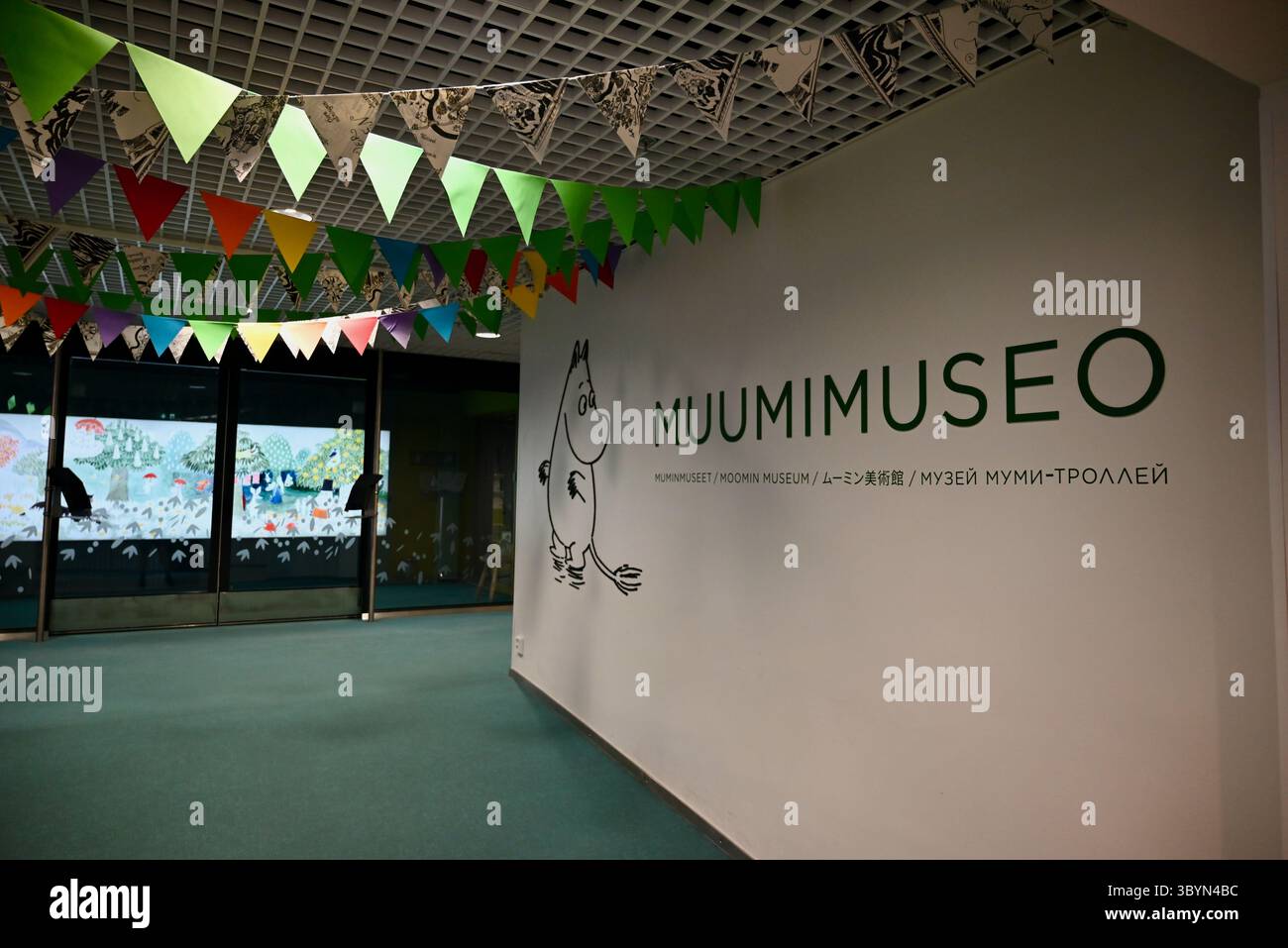 Tampere finlande- le musée moomin Banque D'Images