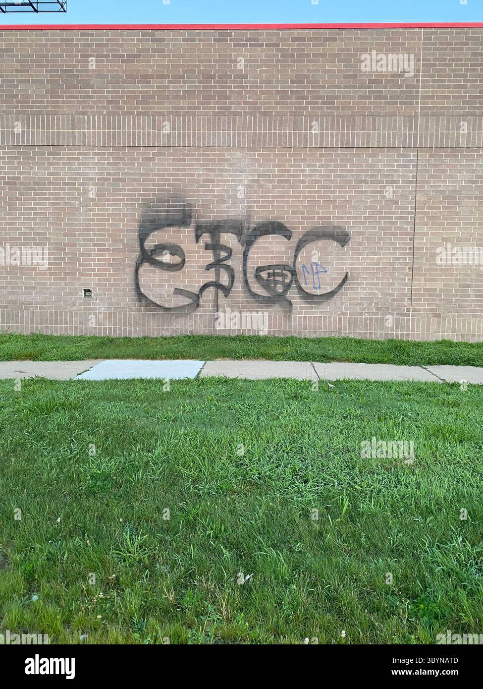 5PN est une alliance de gangs de rue de Detroit composée de plus petites cliques de Crip et d'équipes de tag en 48219 (cinq points), y compris W7M, ScoreGang, ETGC, et plus encore. Banque D'Images