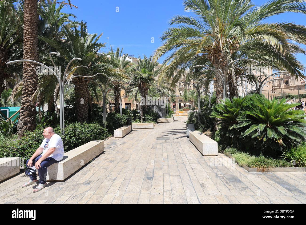 Vague de chaleur à Valence, Espagne Banque D'Images