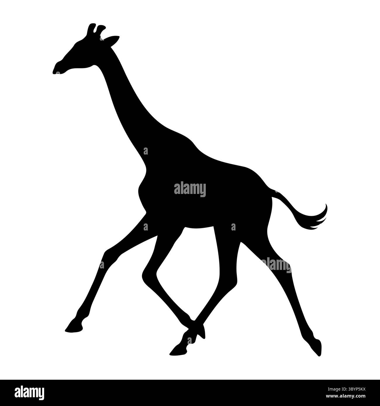 Silhouette girafe courir vite 1 Illustration de Vecteur Silhouette girafe courir vite 1 Illustration de Vecteur